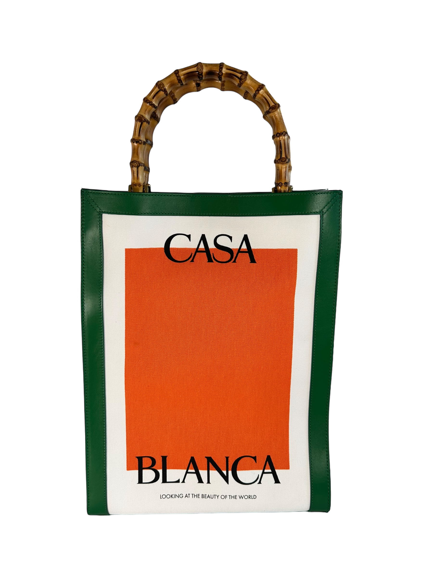 Casablanca Casa Tote Bag in Yellow Canvas