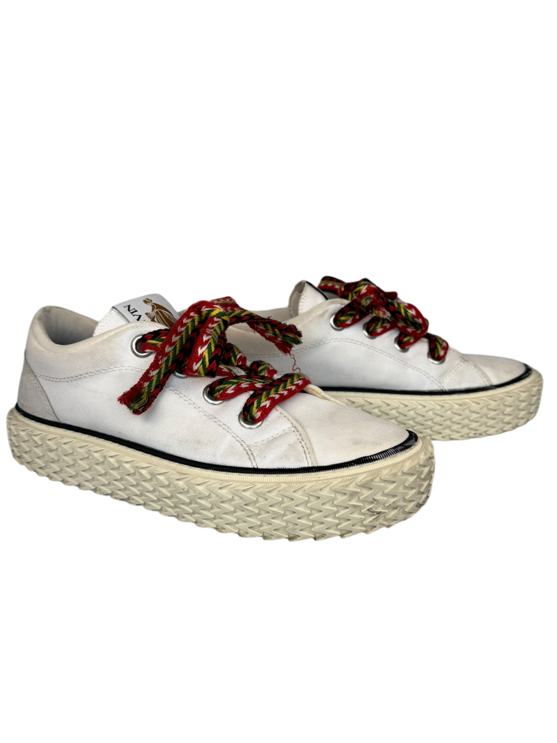 Lanvin White Curbies Sneaker