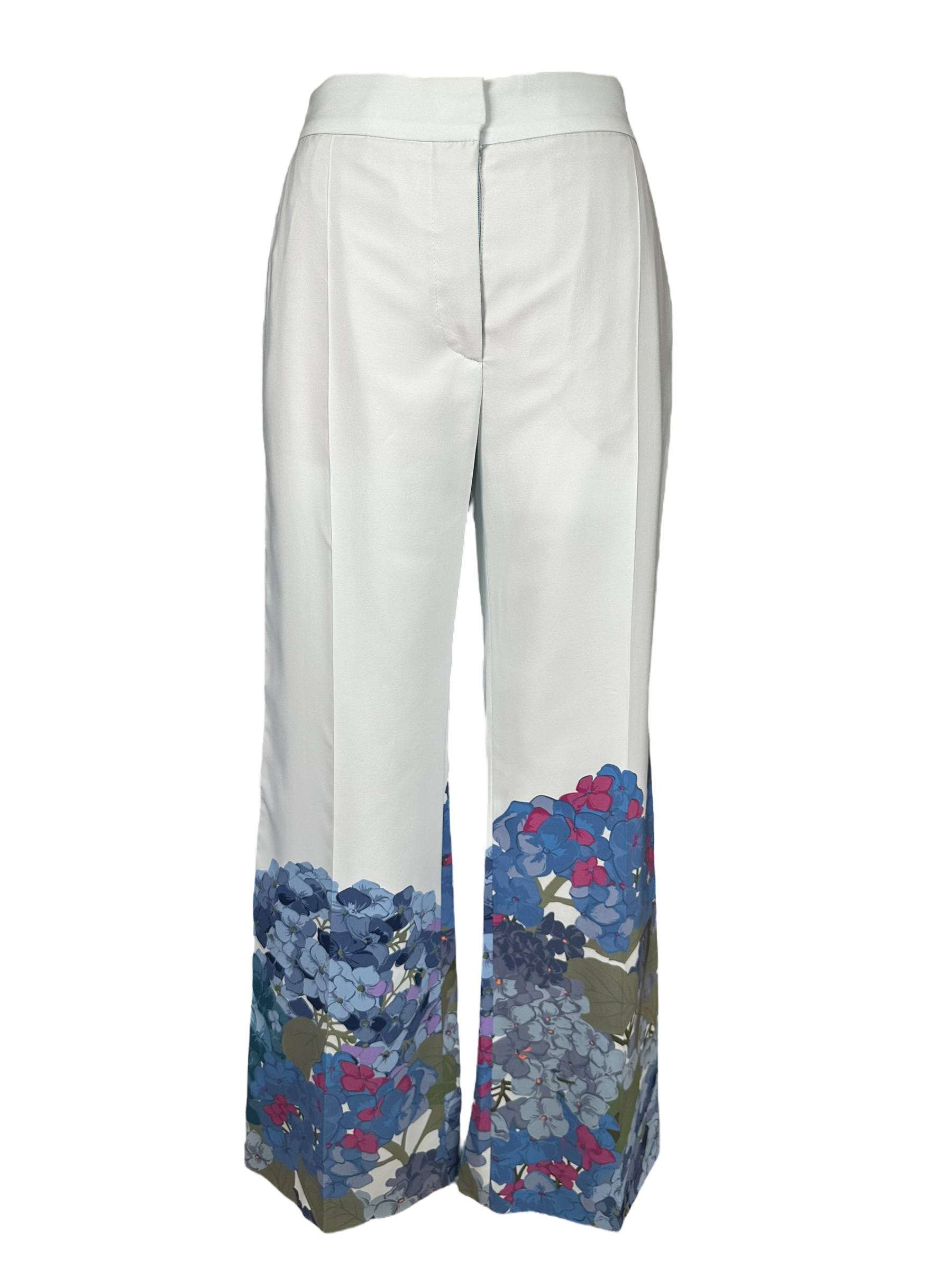 Valentino Macro Ortensia Printer Flared Pants