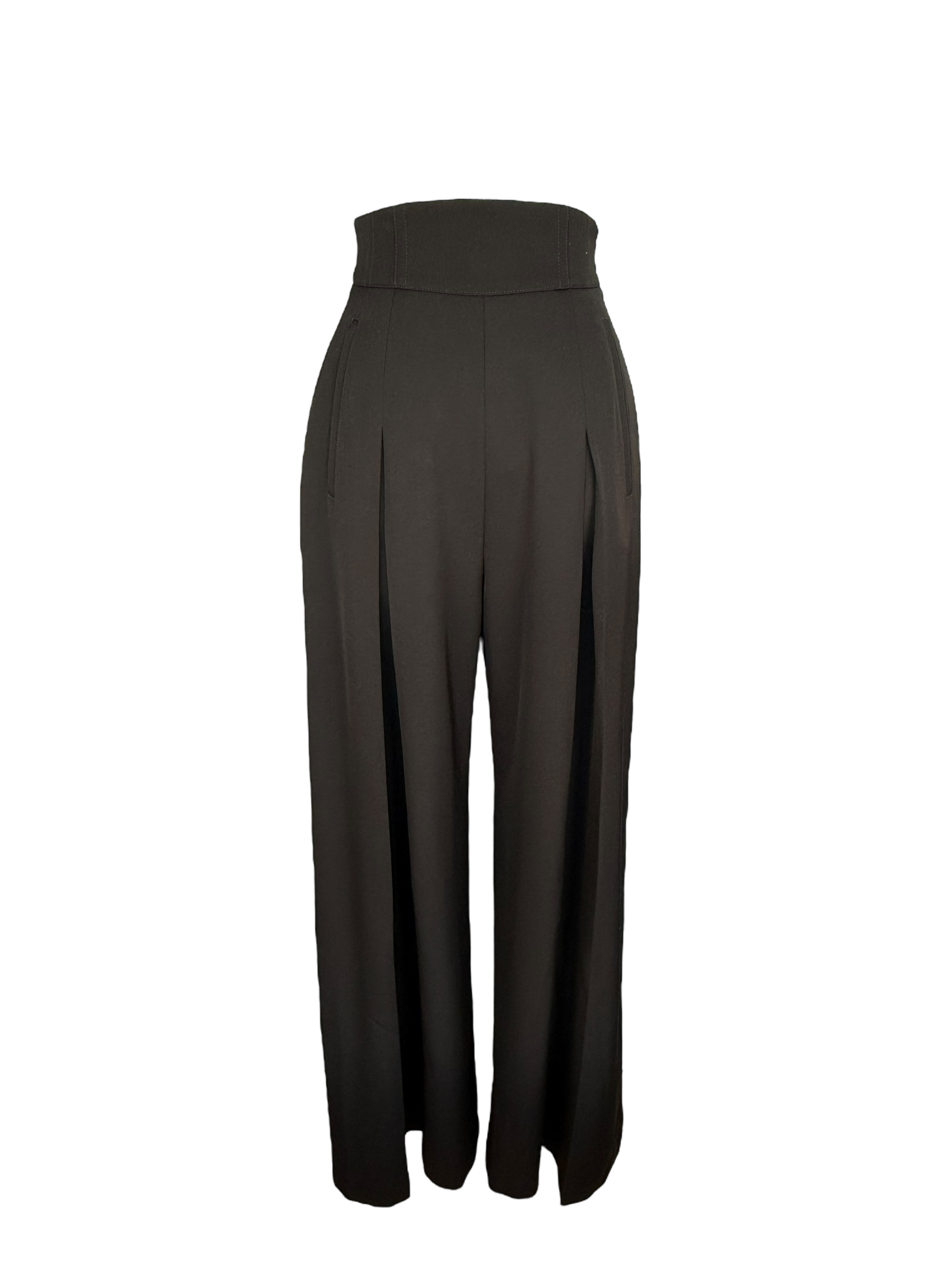 Alaia Pantalon Pied High Waist Pants