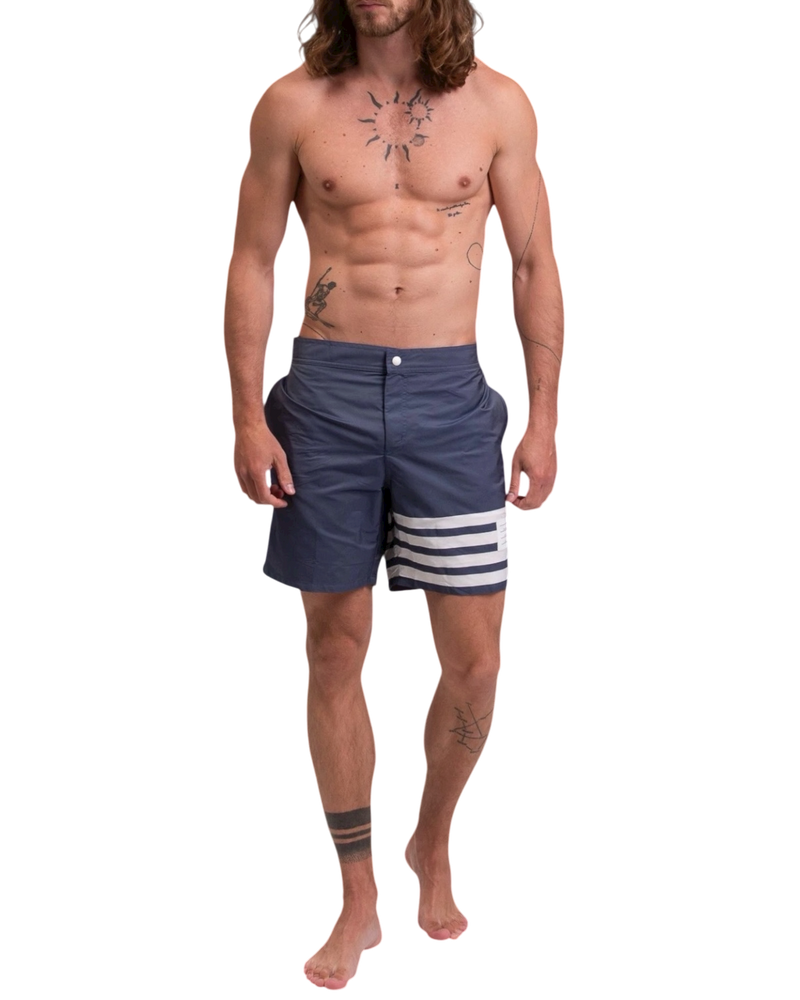 Thom Browne Swim Tech 4-Bar Board Short