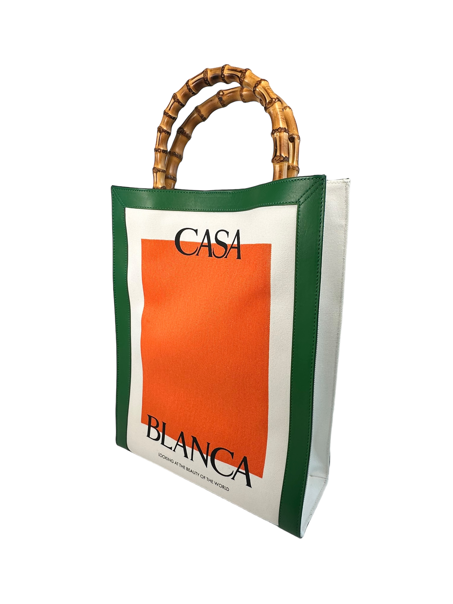 Casablanca Casa Tote Bag in Yellow Canvas