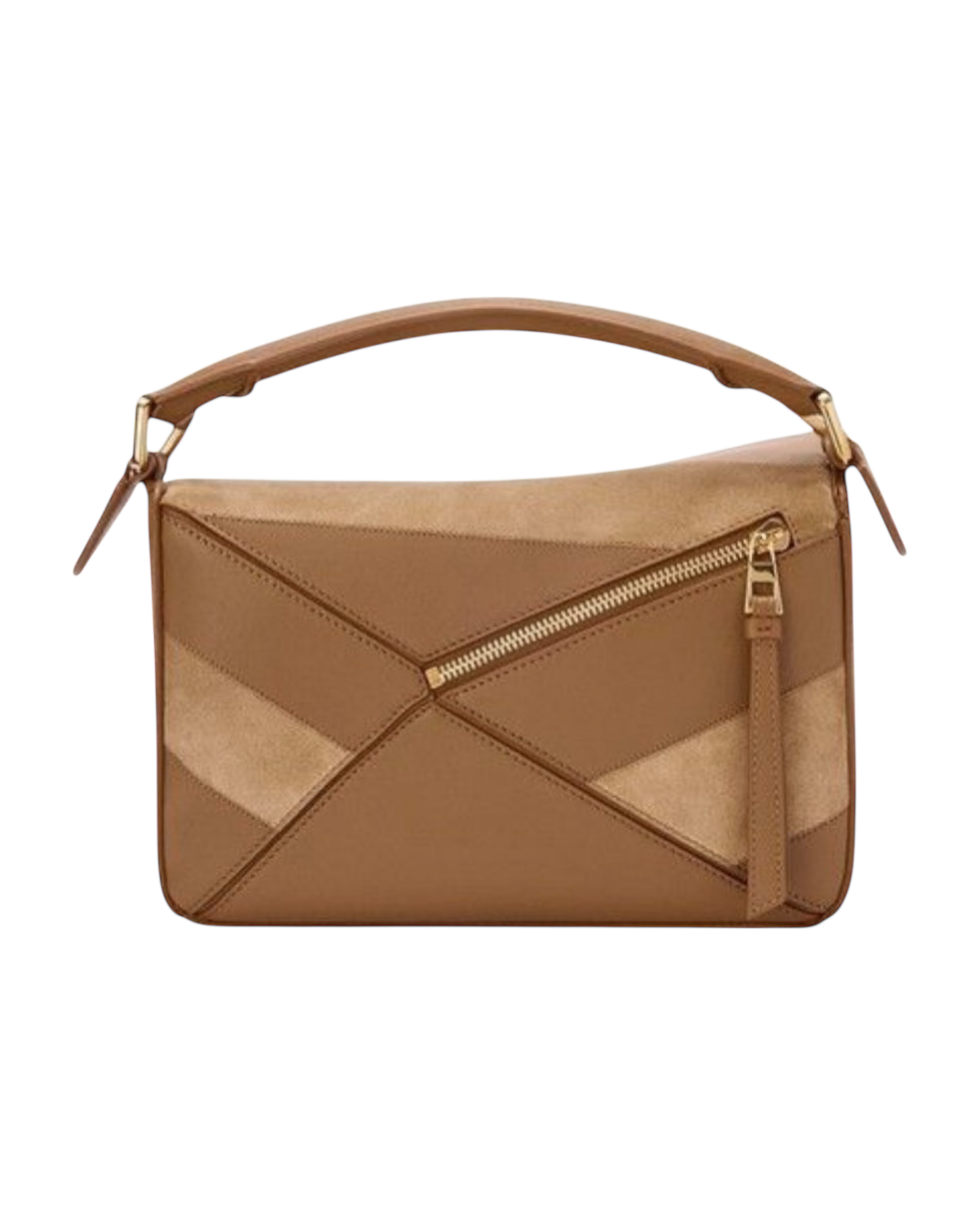 Loewe Puzzle Small Leather & Suede Bag