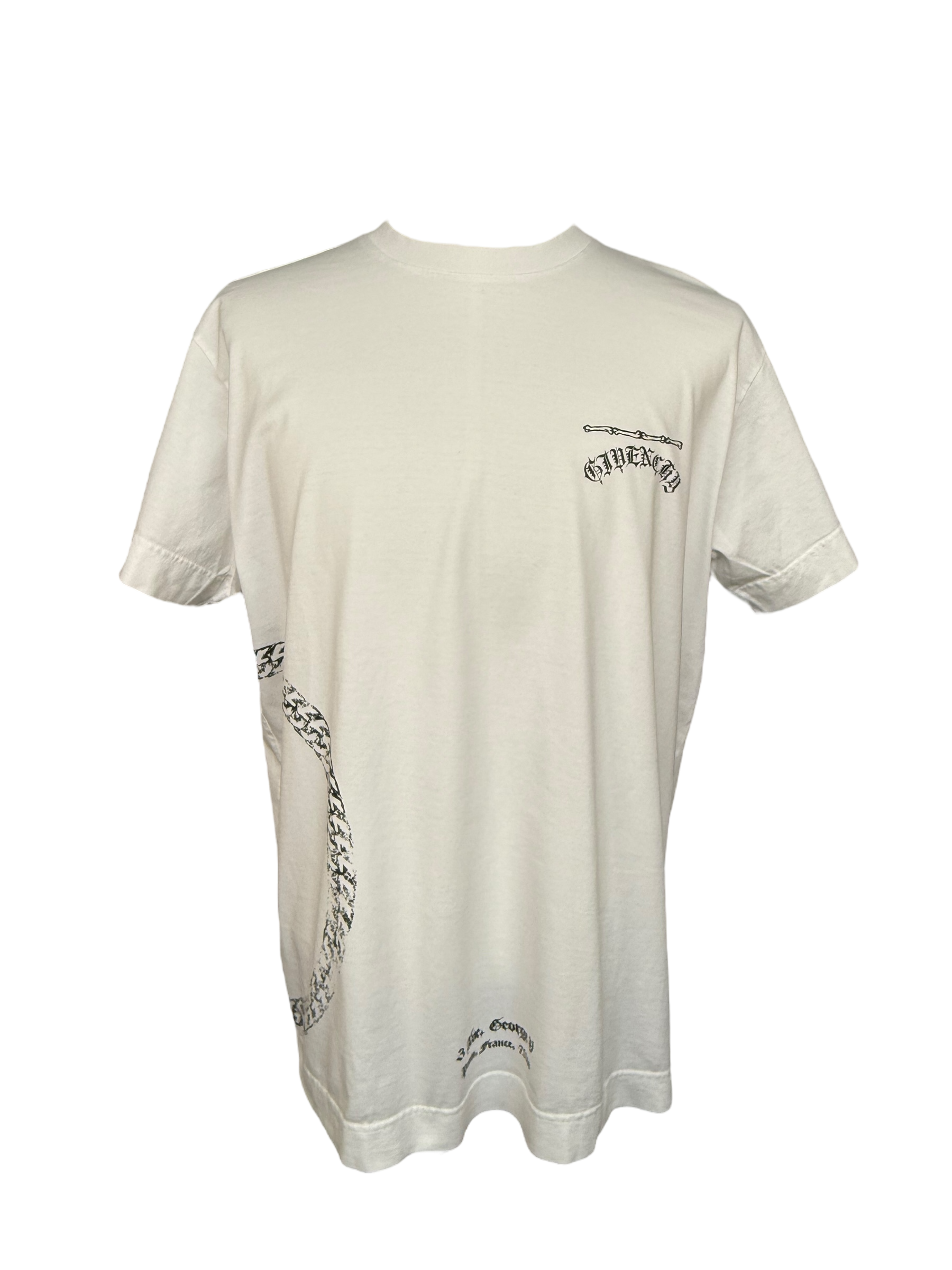 Givenchy Symbol Circle Chain Oversized T-Shirt