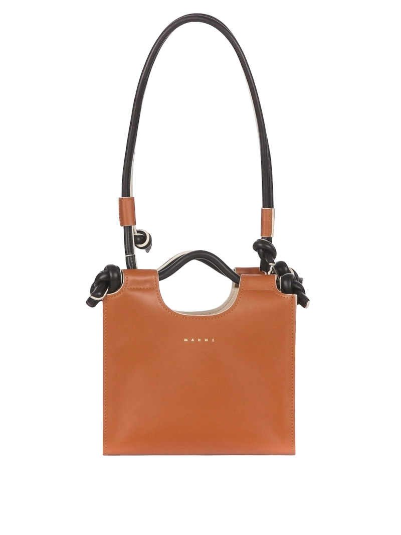 Marni Marcel Knot Tote Bag in Brown