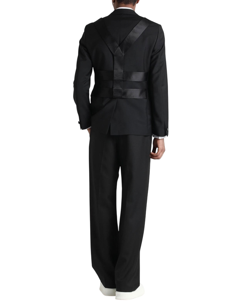 Versace Palazzo Blazer with Satin Back Harness