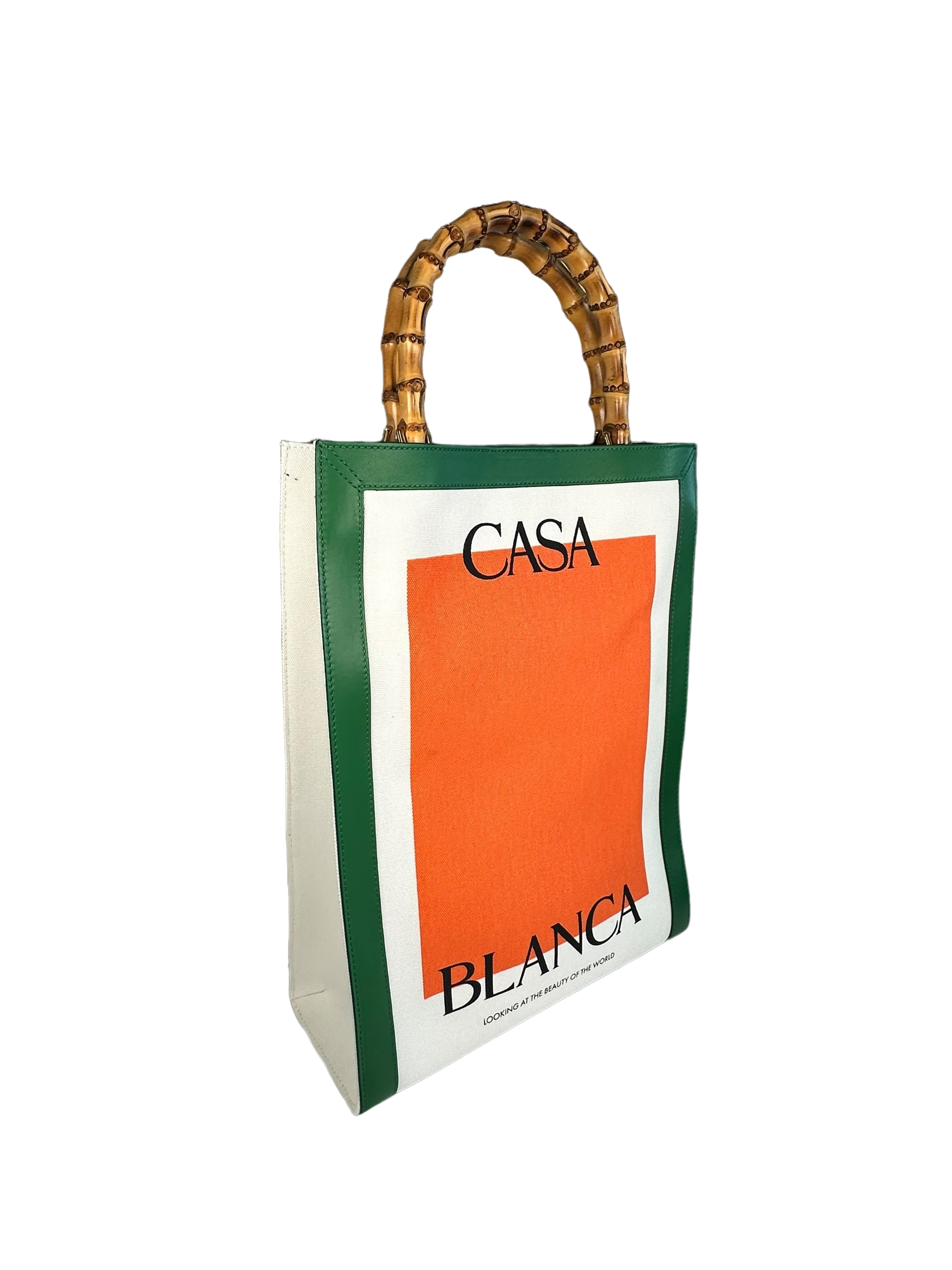 Casablanca Casa Tote Bag in Yellow Canvas