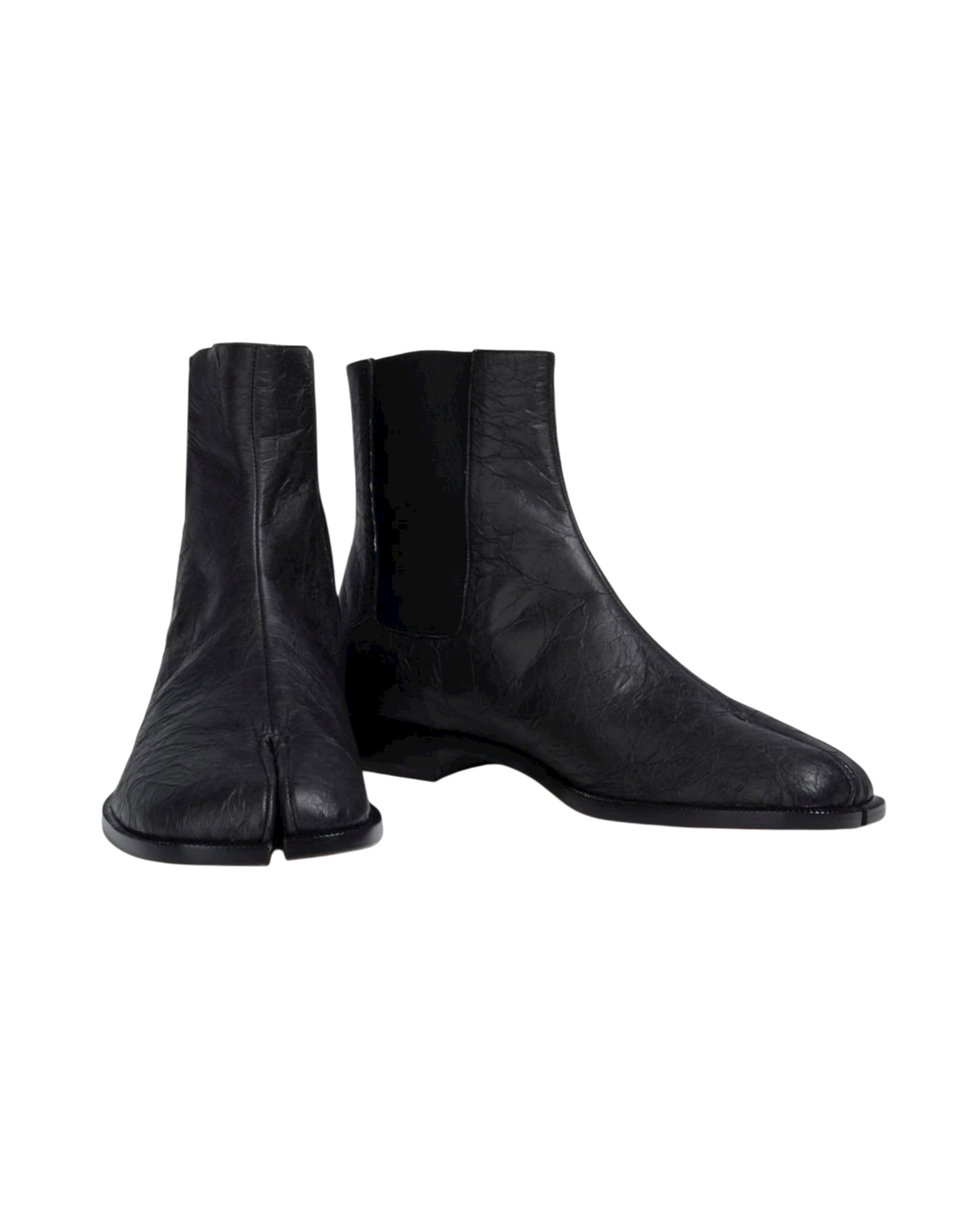 Maison Margiela MM22 Paper Effect Leather Tabi Boots