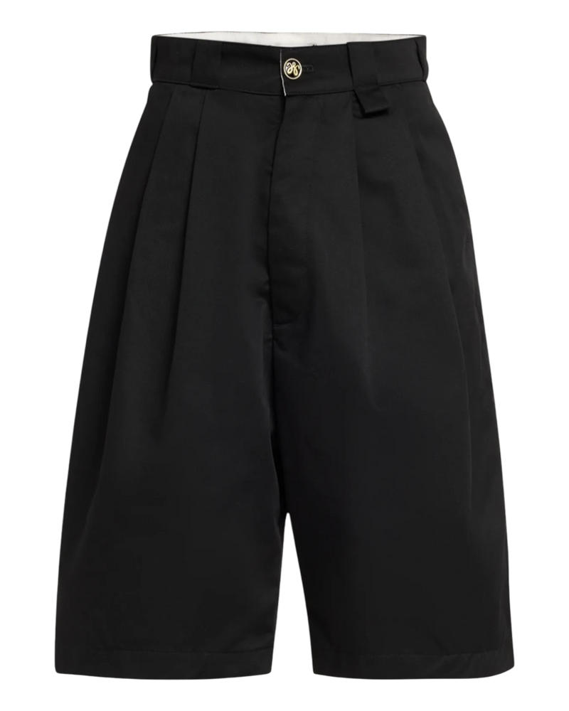 Willy Chavarria Burracho Pleated Twill Shorts