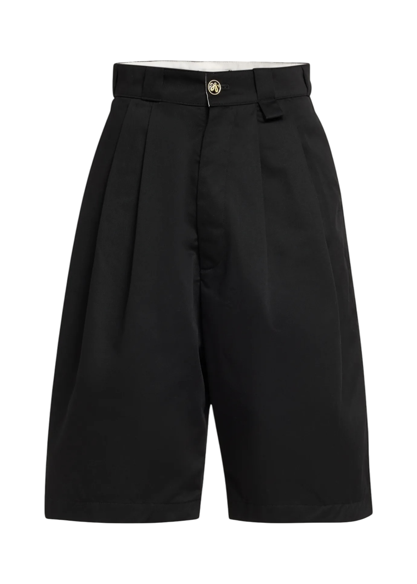 Willy Chavarria Burracho Pleated Twill Shorts