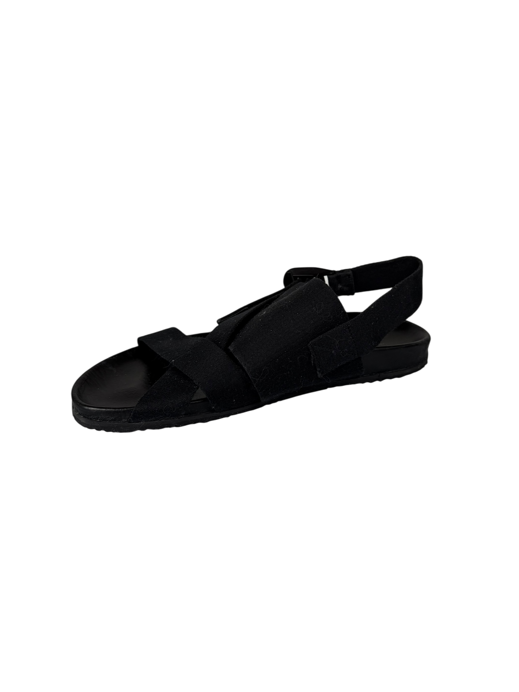 Maison Margiela Black Stretch Nylon Sandals