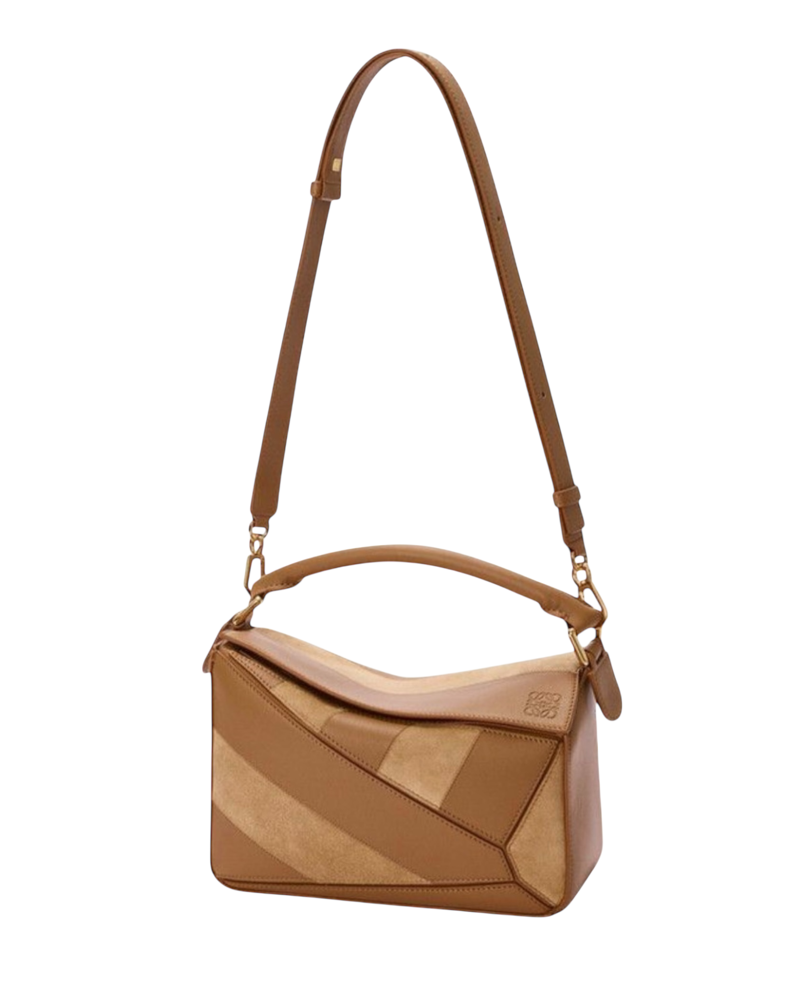 Loewe Puzzle Small Leather & Suede Bag