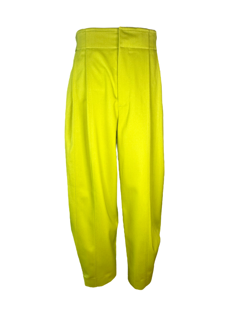 Bottega Veneta Green Wool Trousers