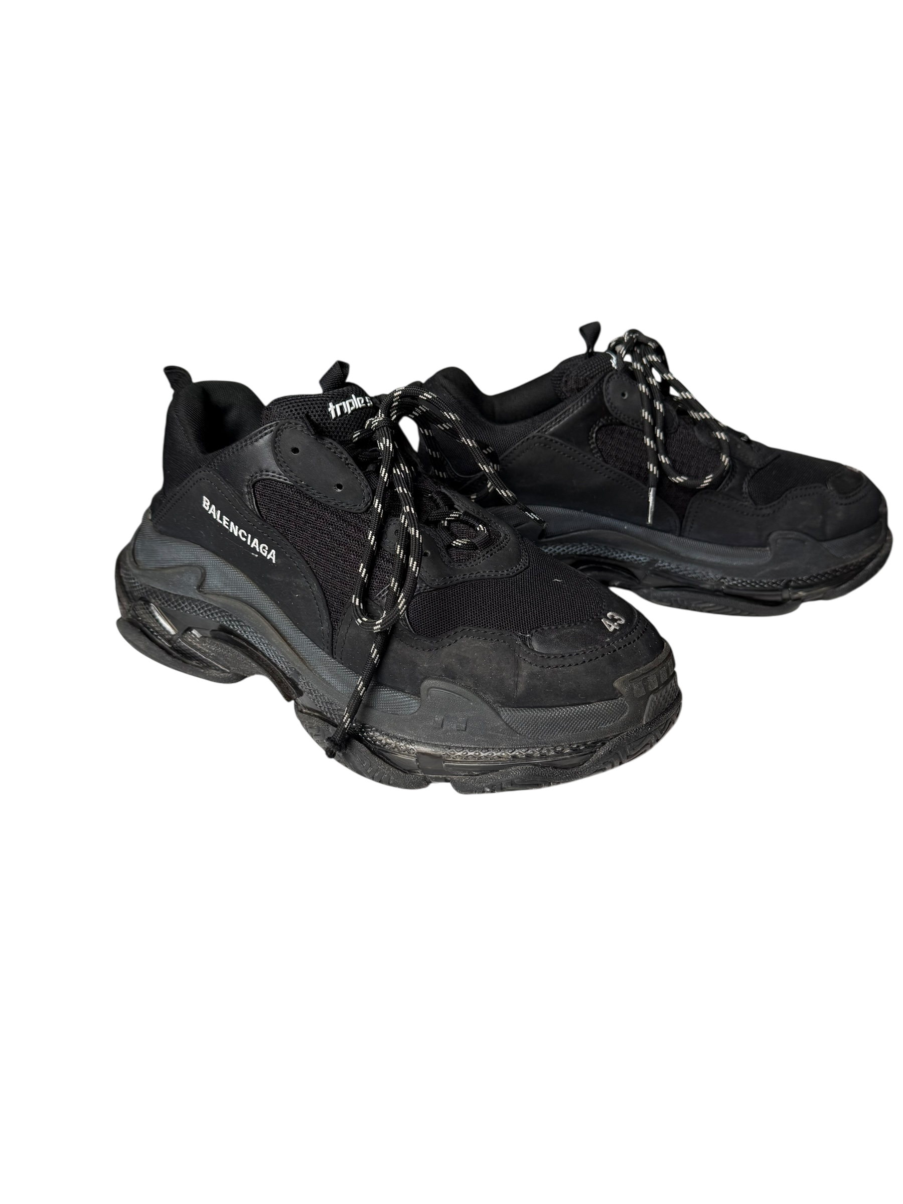 Balenciaga Triple S Clear Sole Black