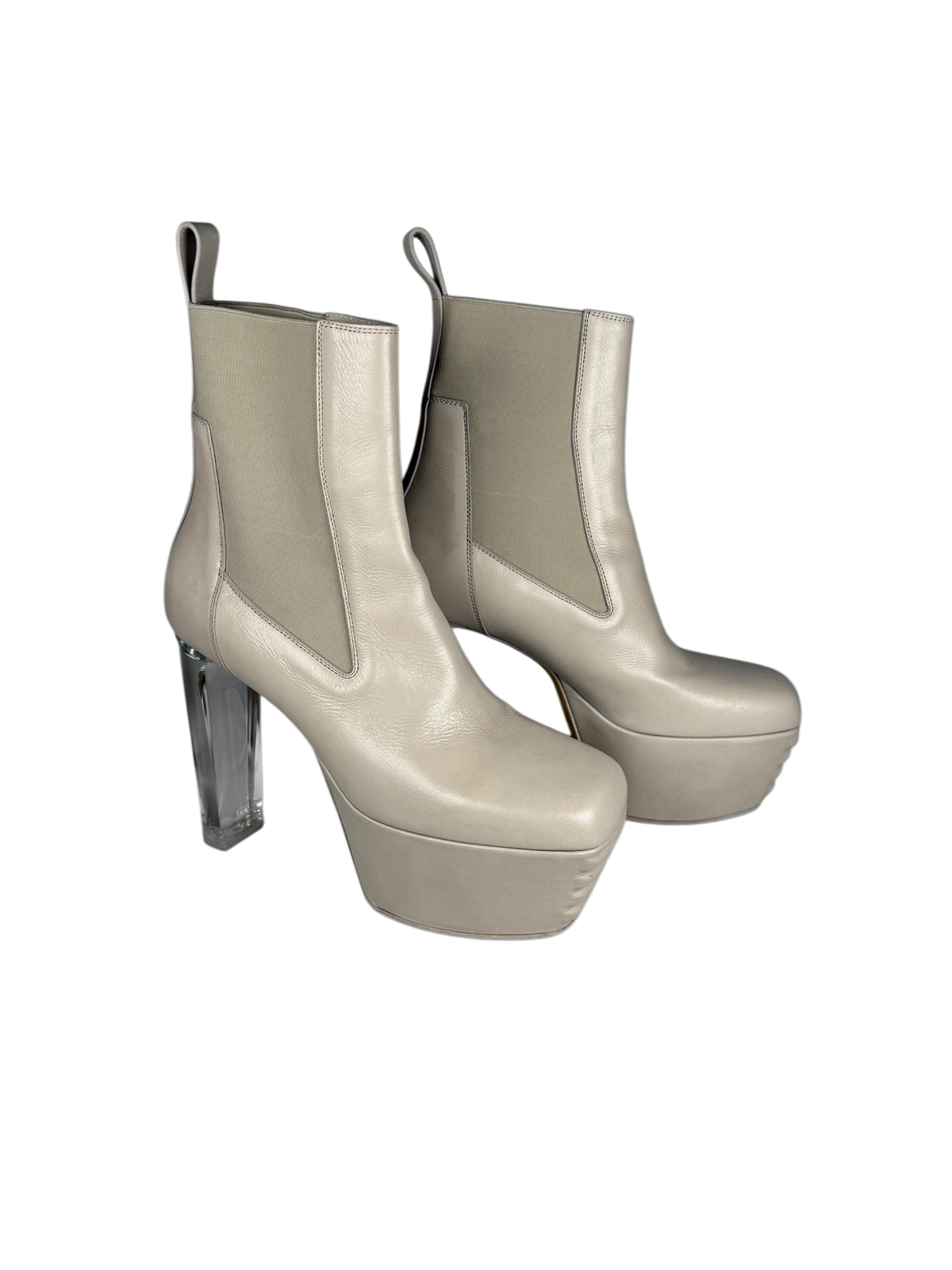 Rick Owens Minimal Grilled Beatle Platform Heels