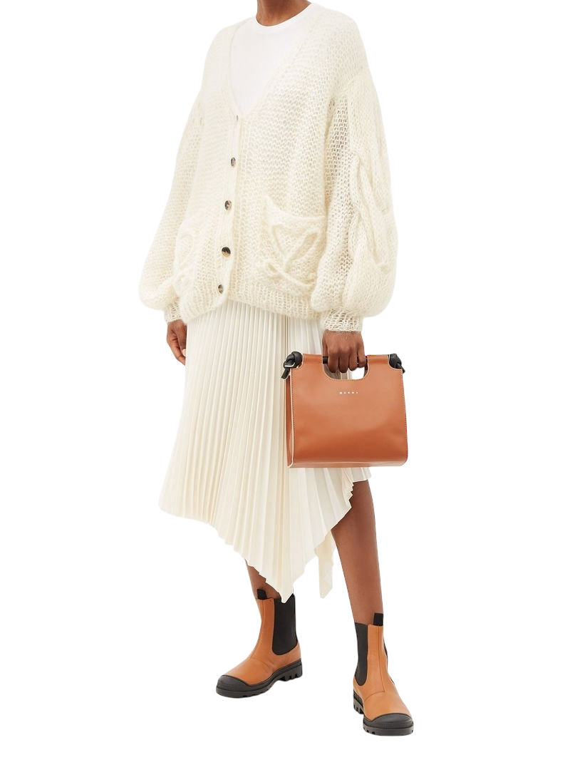 Marni Marcel Knot Tote Bag in Brown