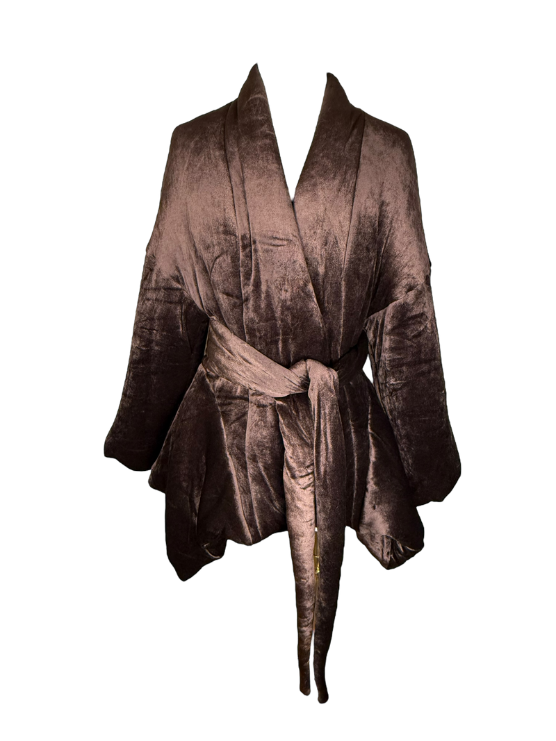 Rick Owens Lilies Velour Tommywing Jacket