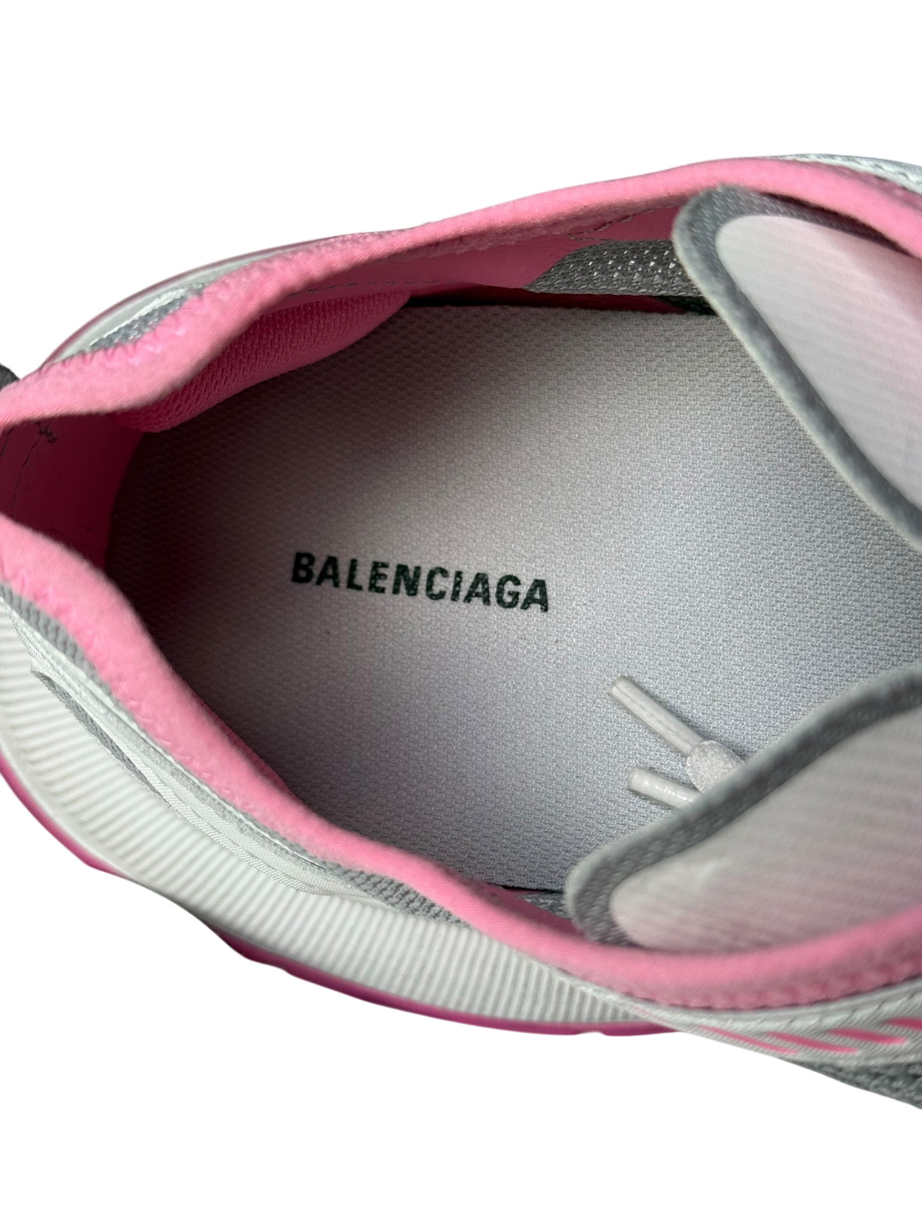 Balenciaga Circuit Sneakers in White/Grey/Pink Balenciaga Circuit Sneakers in White/Grey/Pink