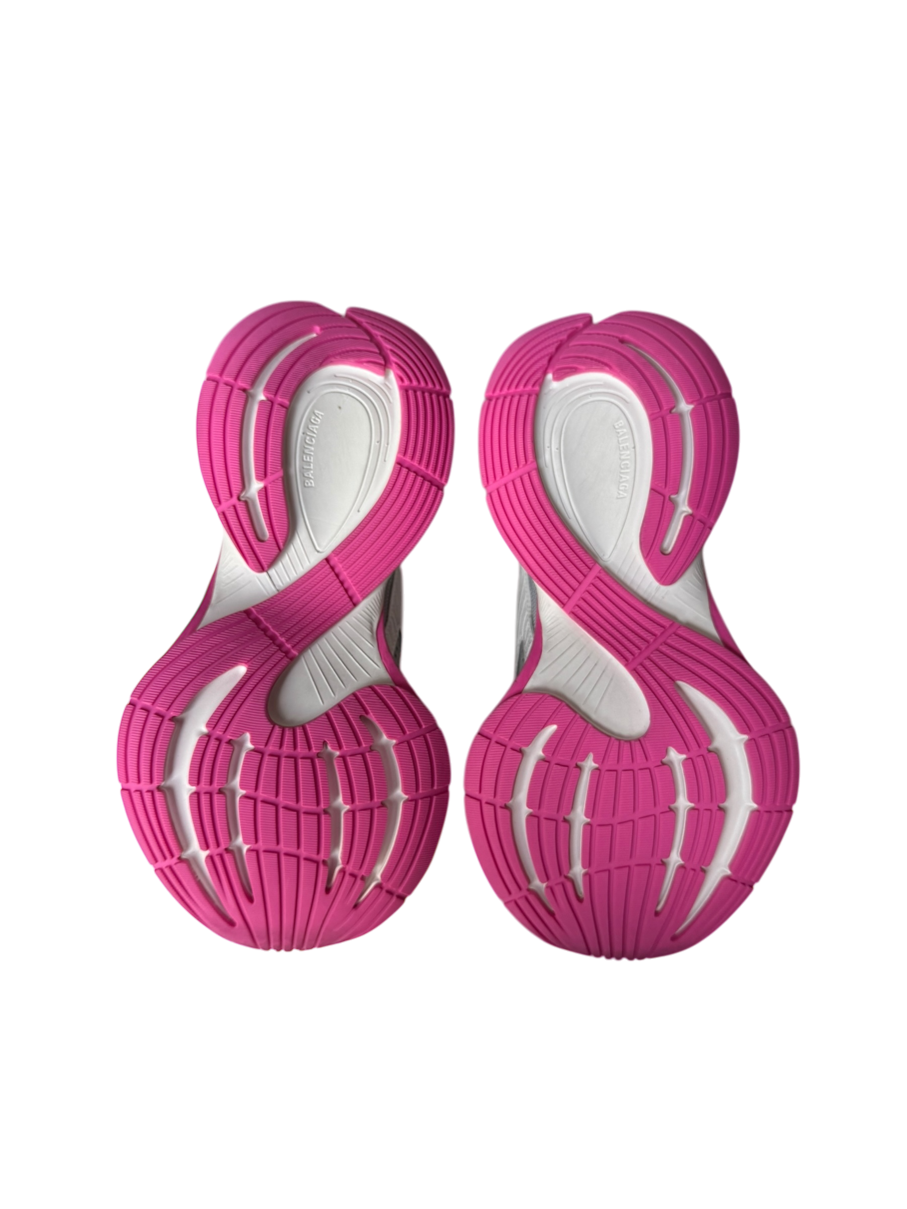 Balenciaga Circuit Sneakers in White/Grey/Pink Balenciaga Circuit Sneakers in White/Grey/Pink