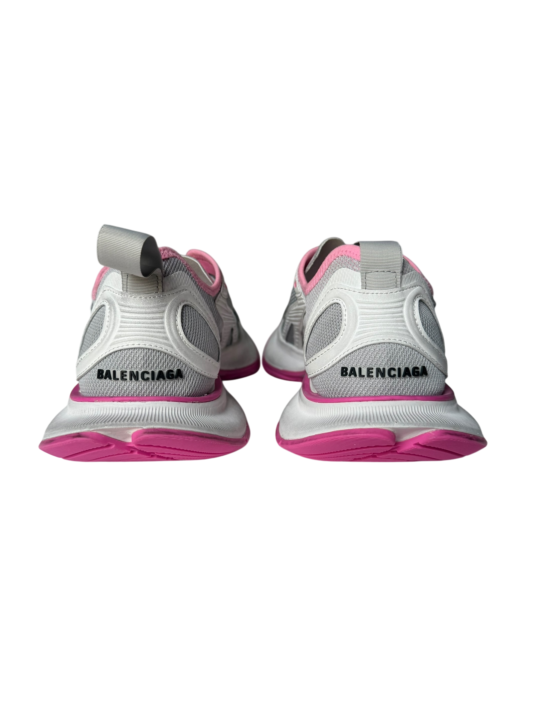 Balenciaga Circuit Sneakers in White/Grey/Pink Balenciaga Circuit Sneakers in White/Grey/Pink