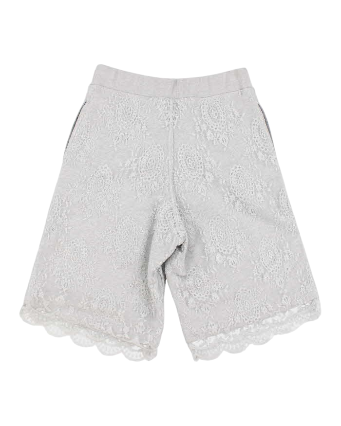Burberry Lace-Trimmed Sweatshorts