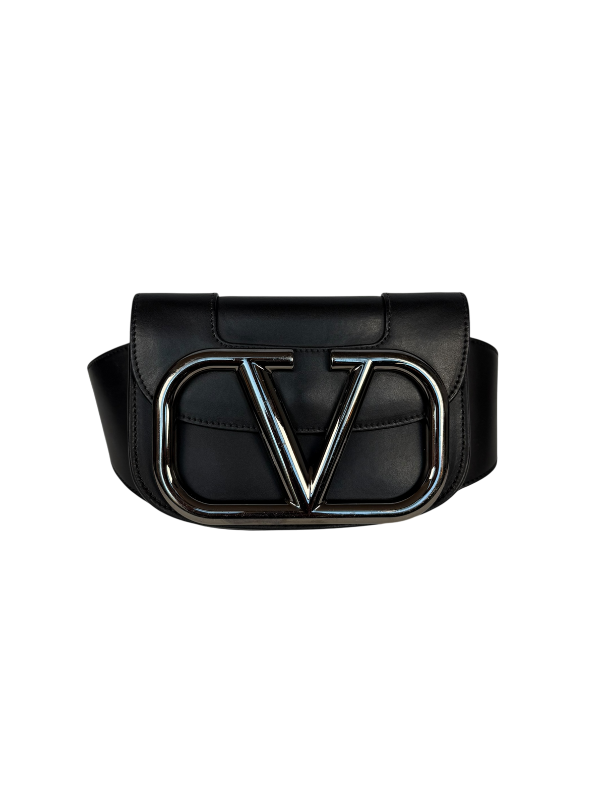 Valentino Calfskin Supervee Belt Bag