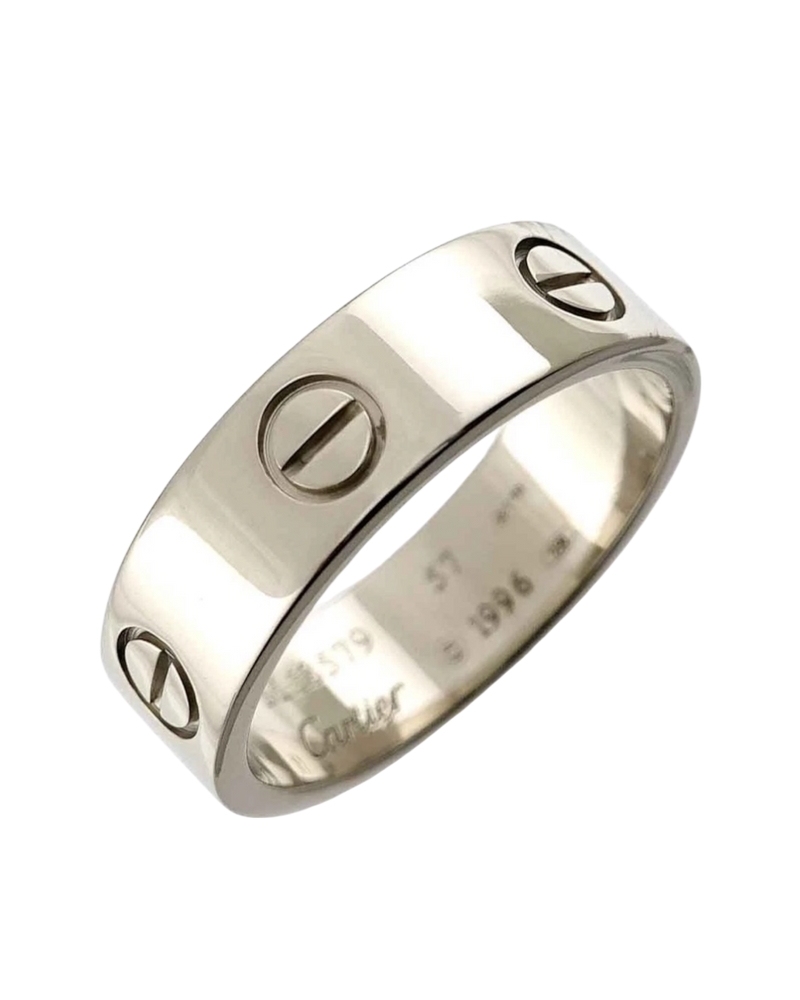 Cartier Love Ring in White Gold