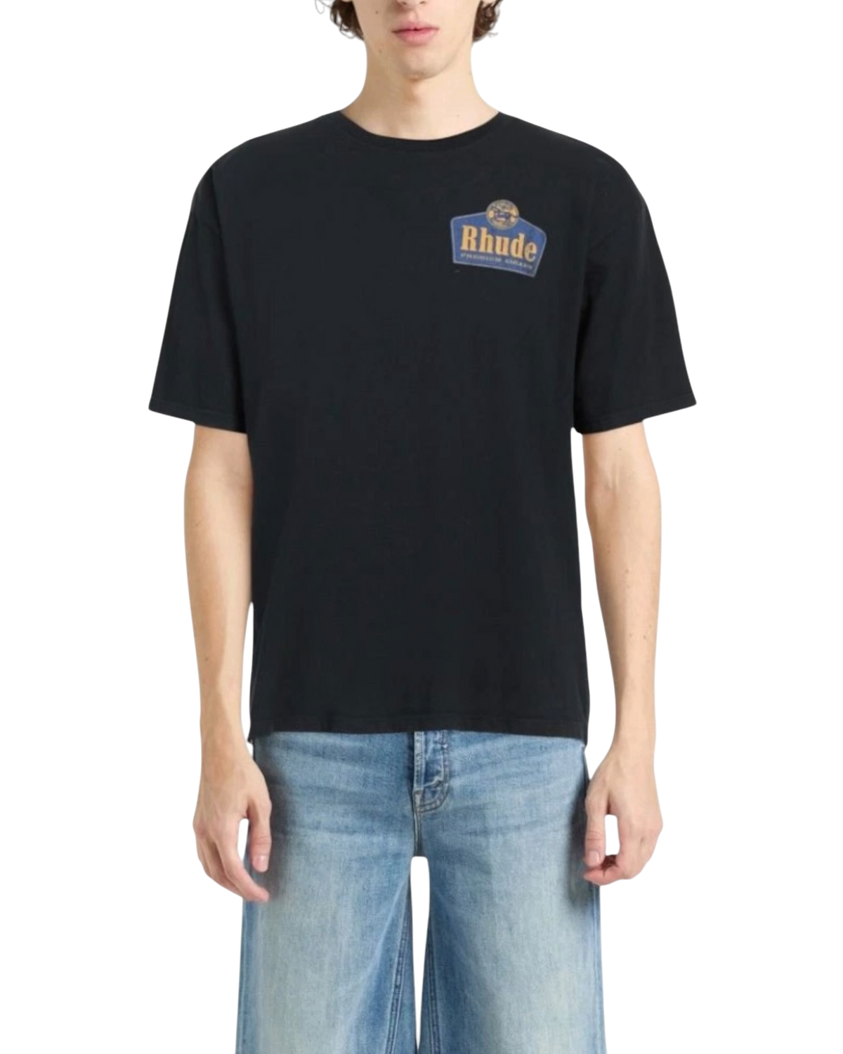 Rhude 'Grand Cru Cigars' Tee — Vintage Black, Size S