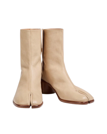 Maison Margiela Tabi Ankle Boot in Beige