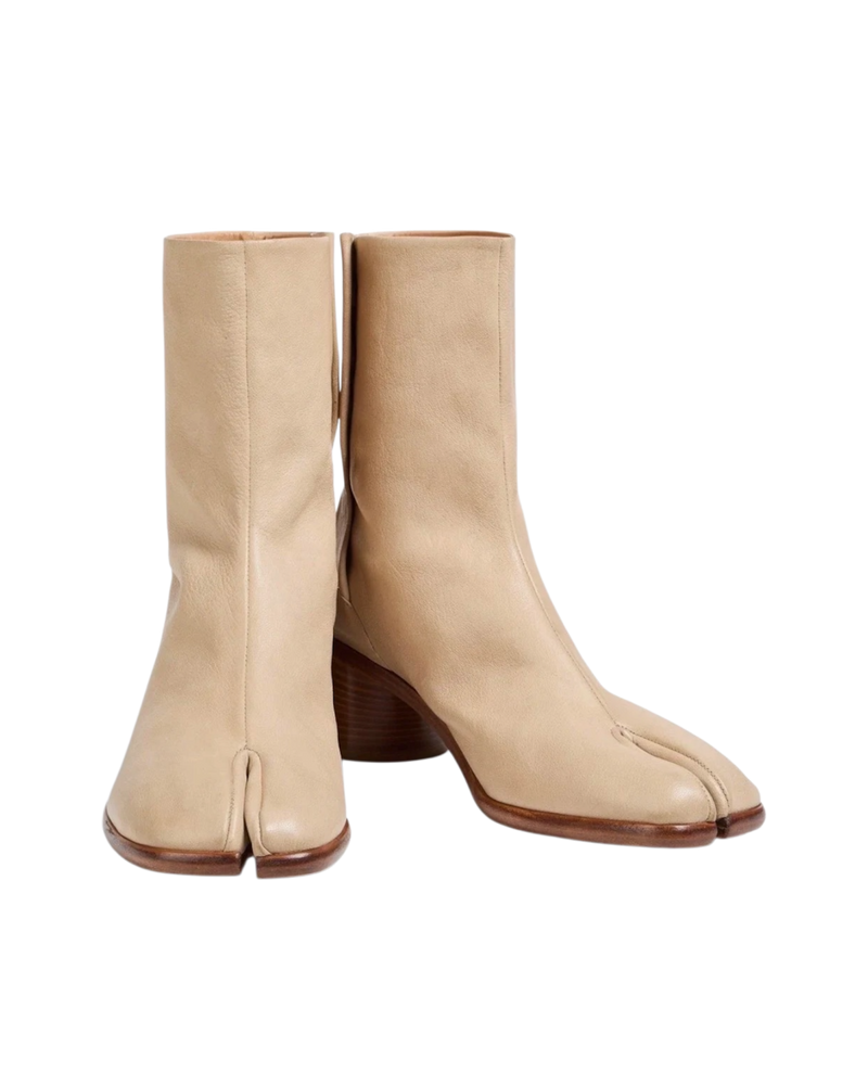 Maison Margiela Tabi Ankle Boot in Beige