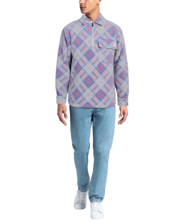 Dior x Erl Tartan Zip Sweatshirt