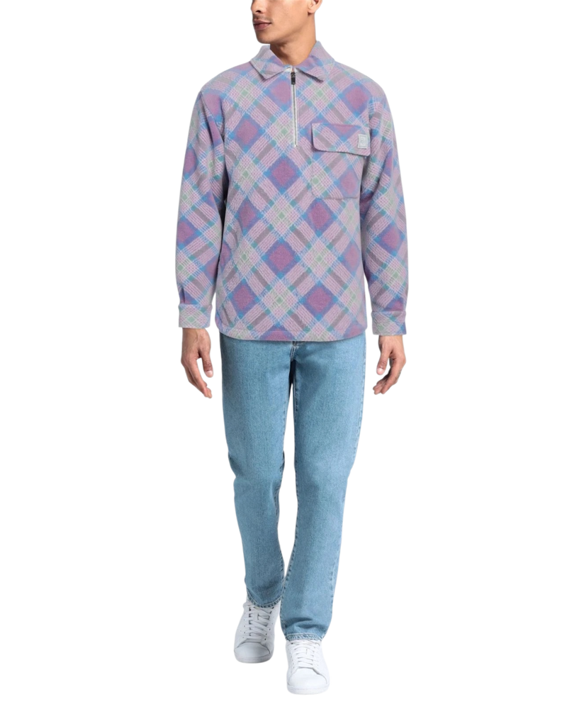 Dior x Erl Tartan Zip Sweatshirt