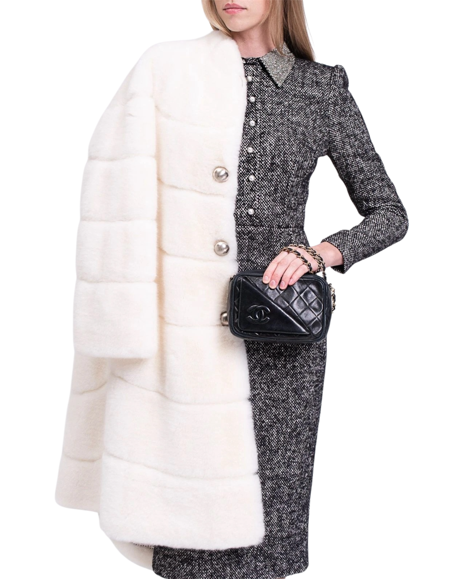 Chanel 1989-1991 Inrerlocking CC Camera Bag