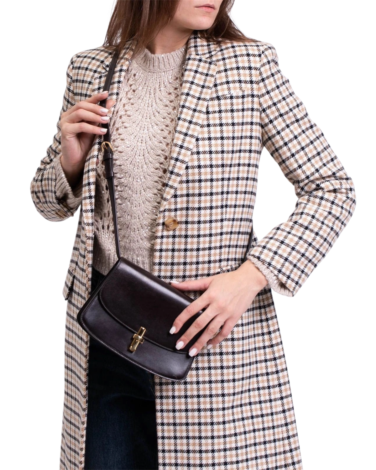 The Row Sofia 8.75 Leather Cross Body Bag