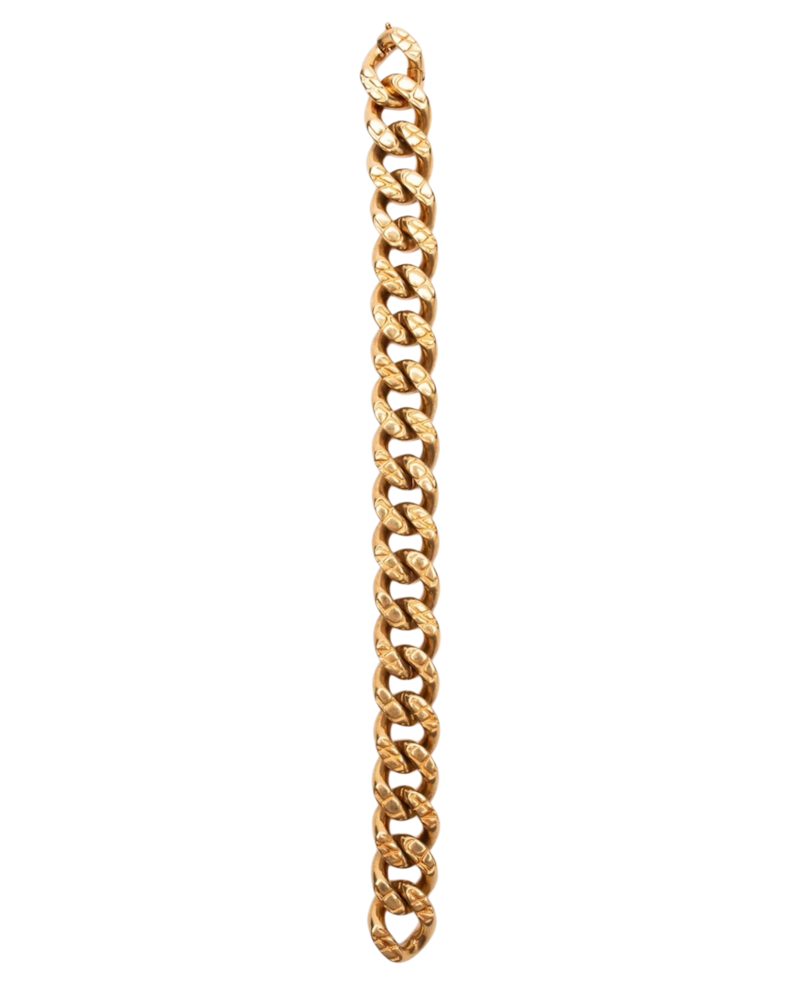 Celine Triomphe Gourmette Bracelet in Gold