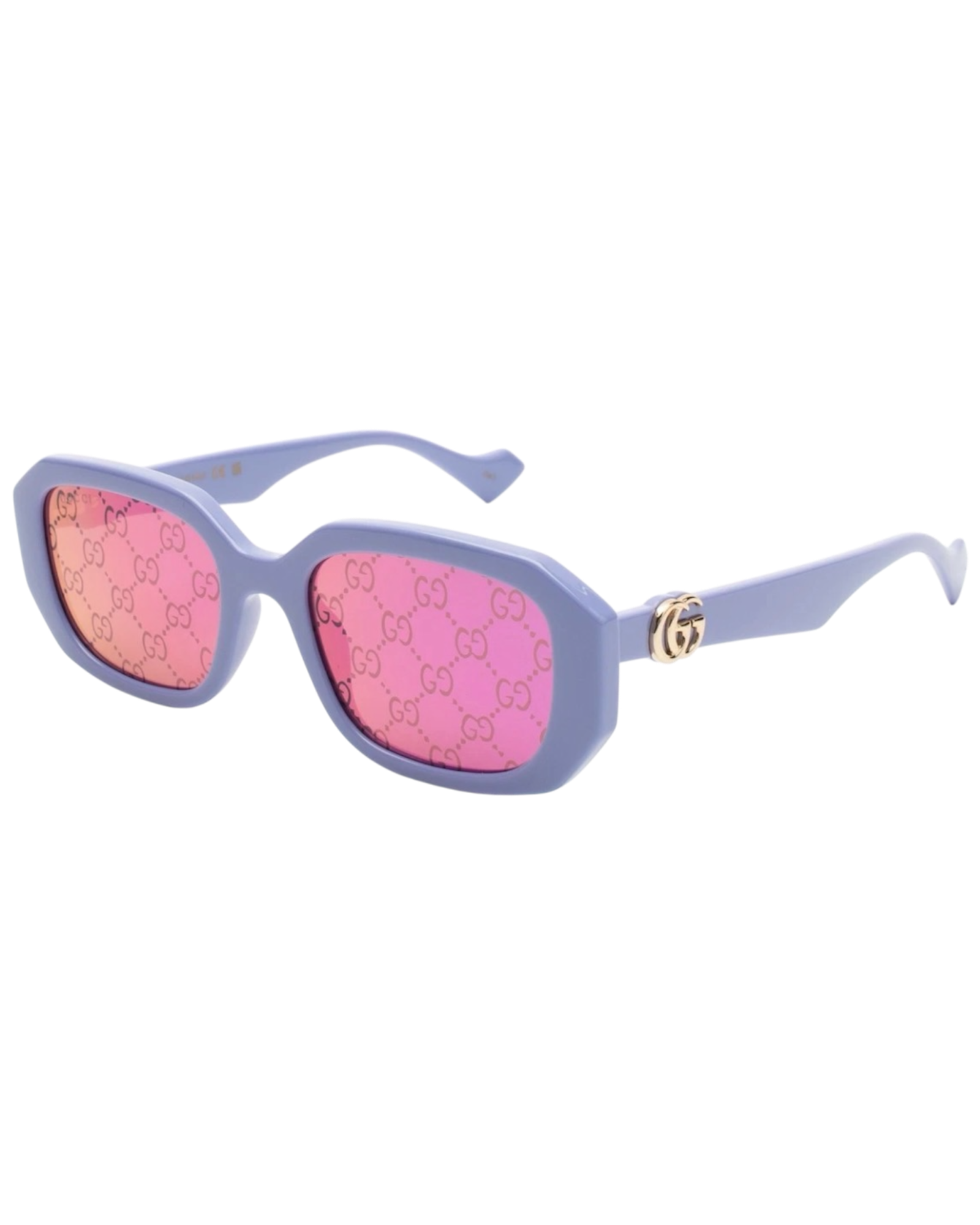 Gucci GG1535S Violet Mirrored Marmont Sunglasses