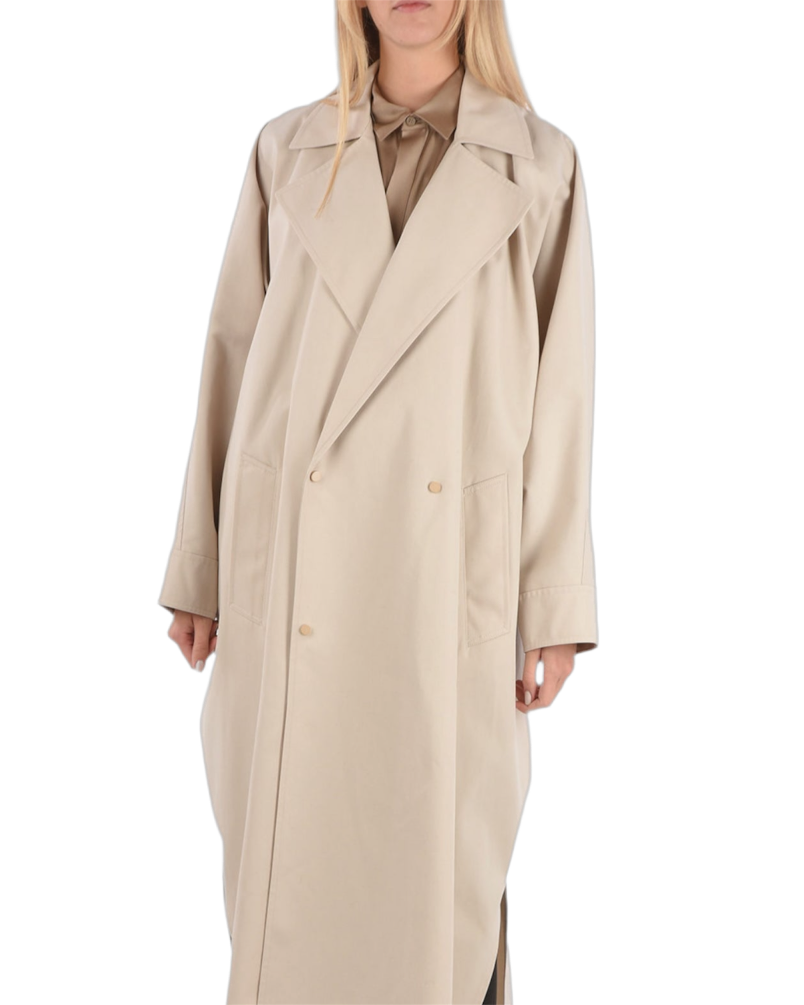 Bottega Veneta Double Breasted Night-Gown Overcoat