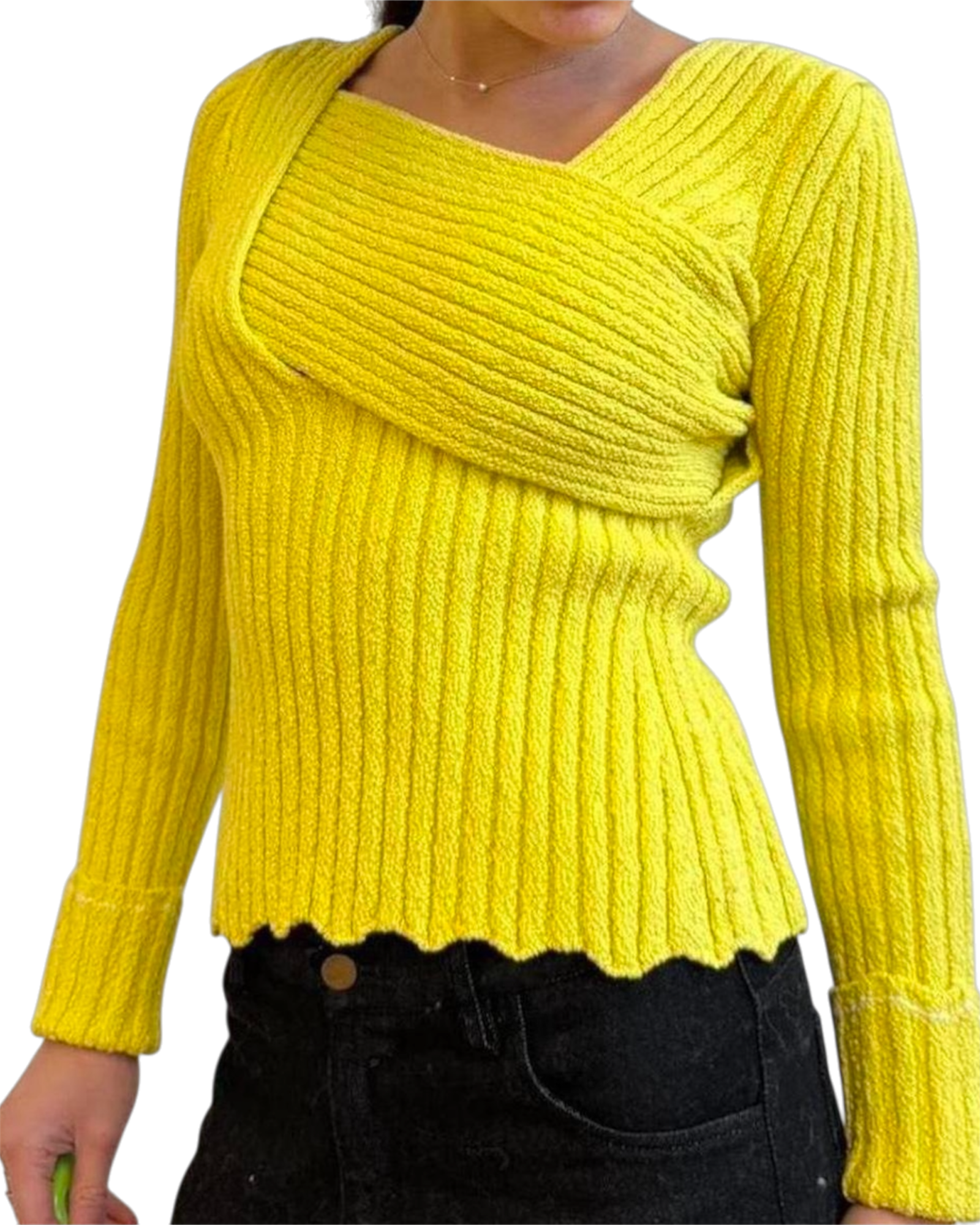 Bottega Veneta Asymmetric Knitted Sweater