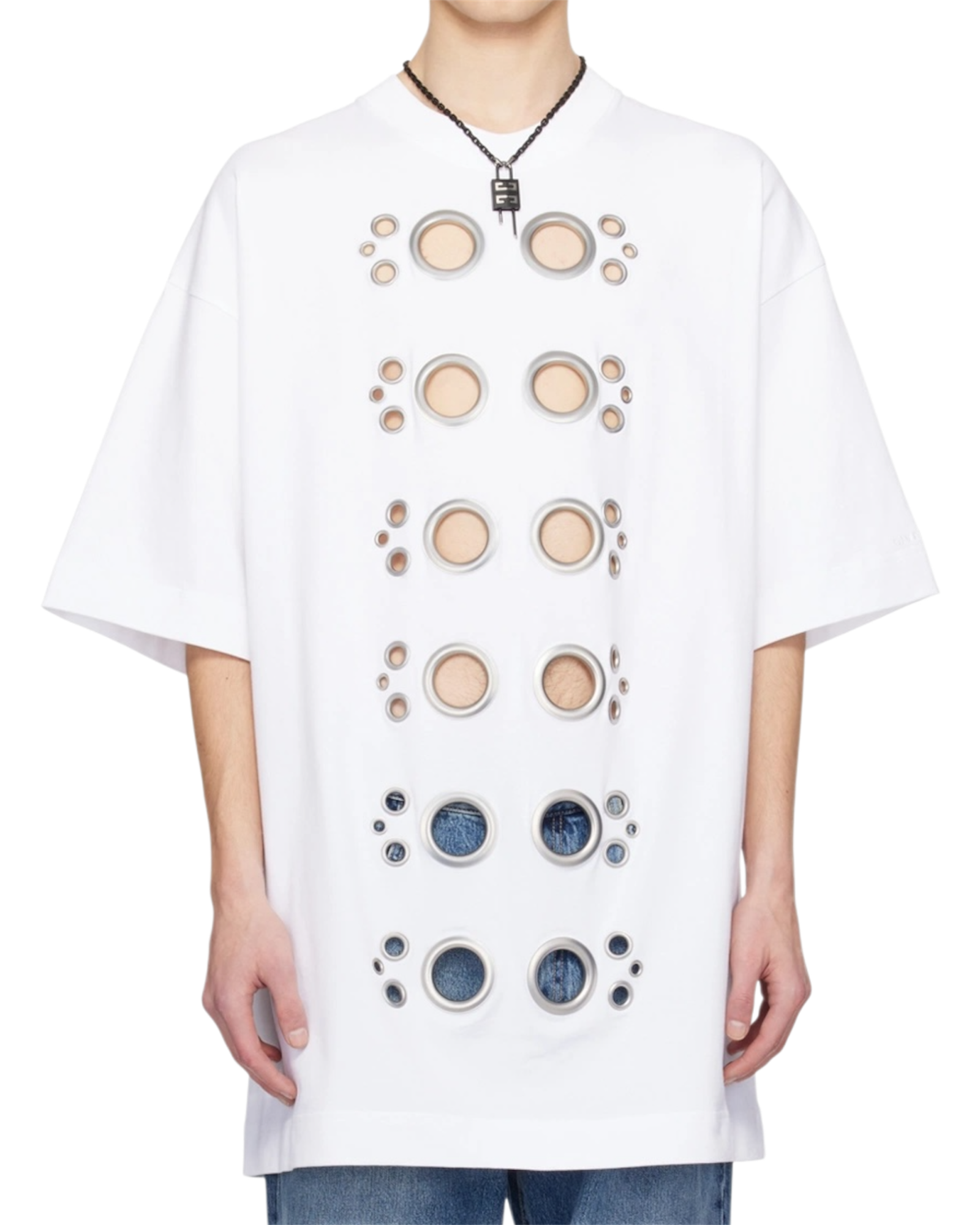 Givenchy SS 24 Eyelet Shirt