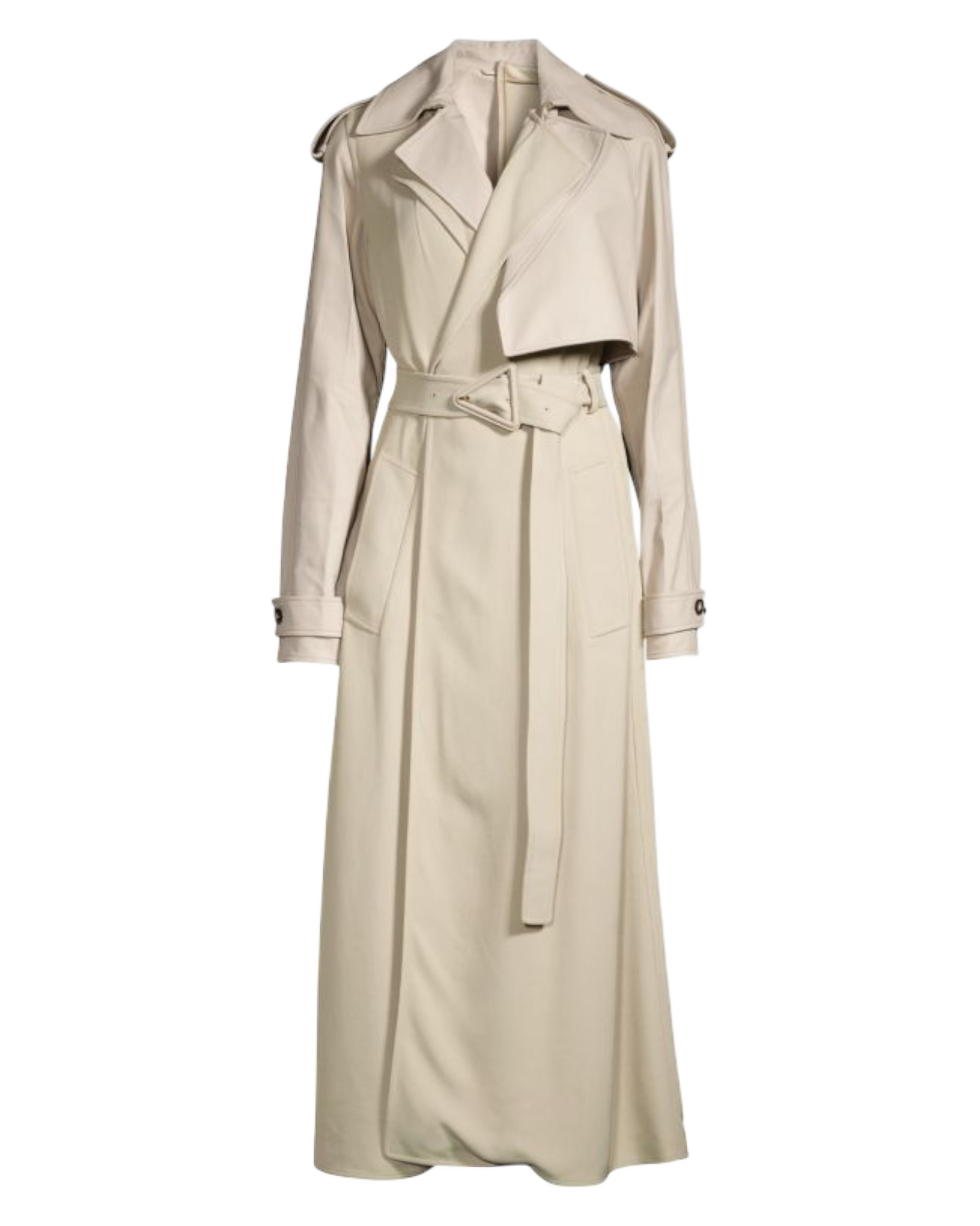 Bottega Veneta Fall 2020 Leather and Twill Multiway Trench Coat