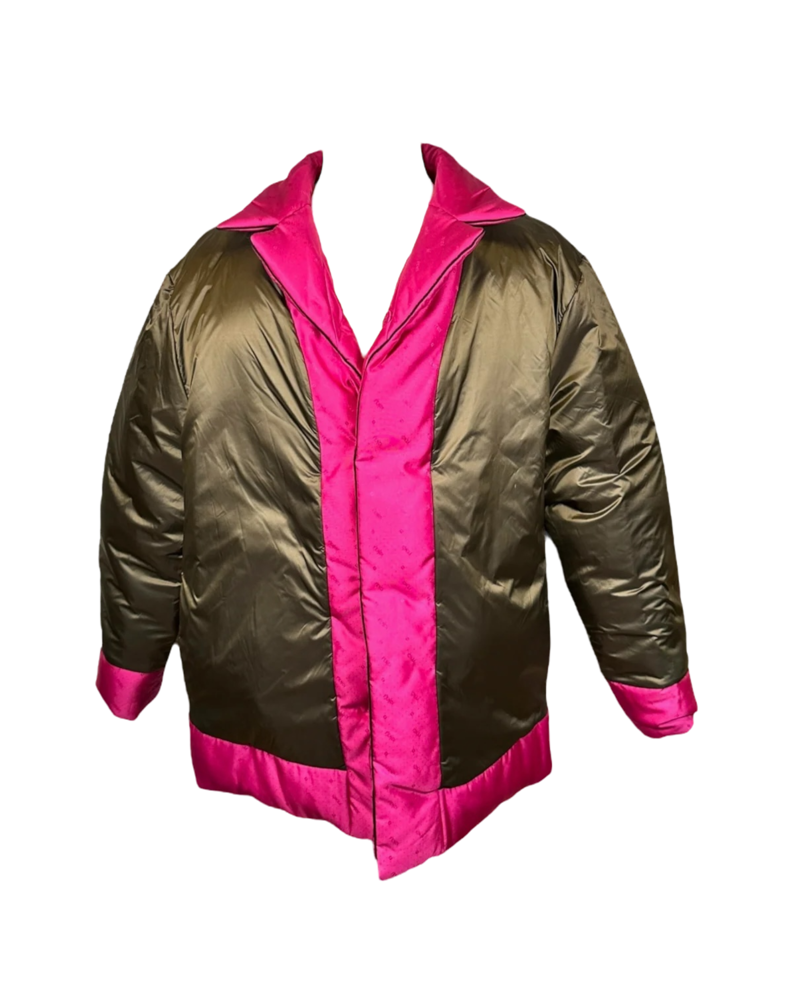 Fendi Down Jacket in Raspberry