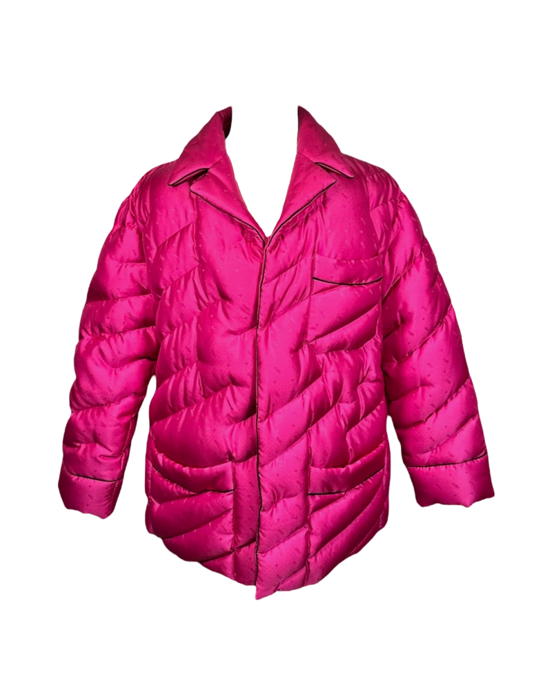 Fendi Down Jacket in Raspberry