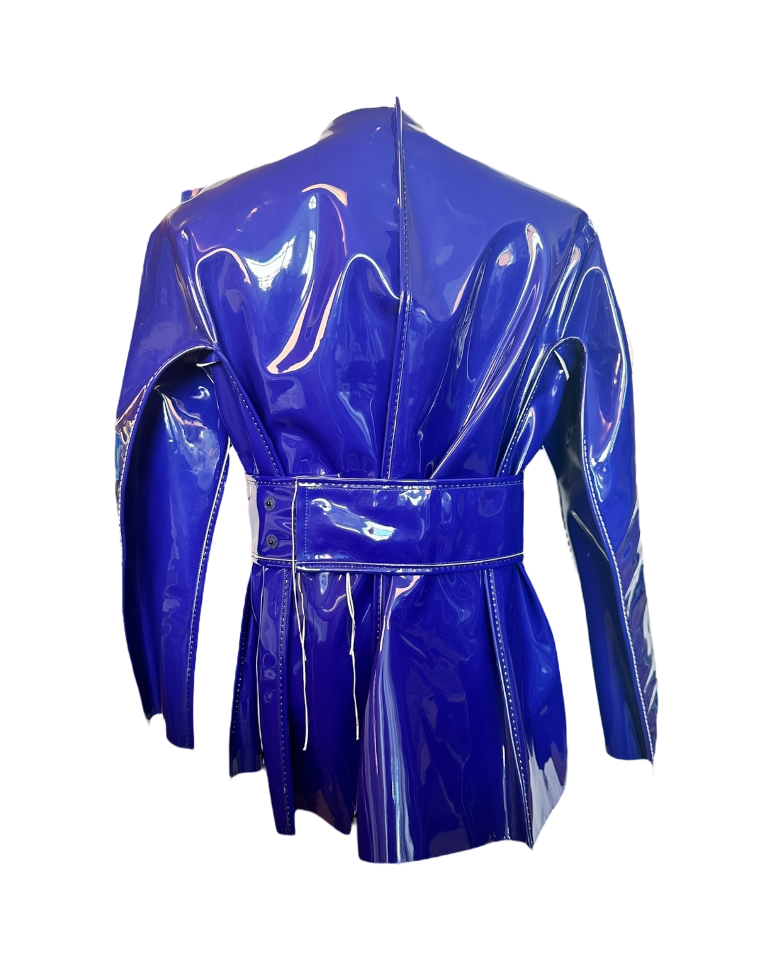 Marni Purple Vinyl Coat