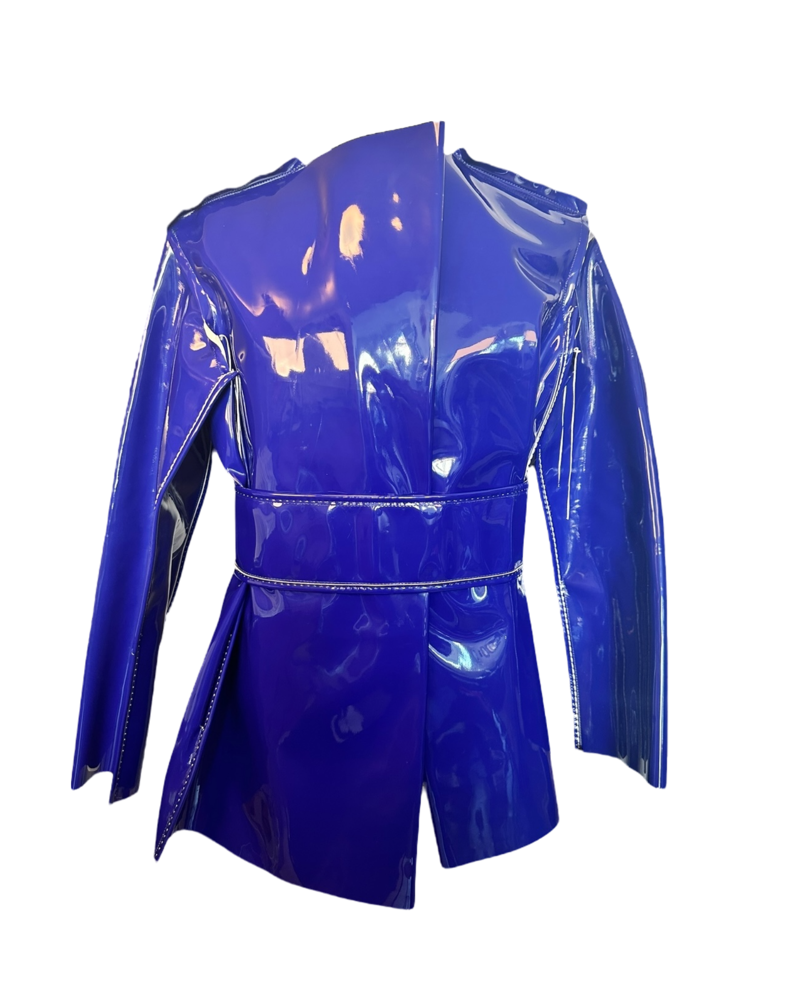Marni Purple Vinyl Coat