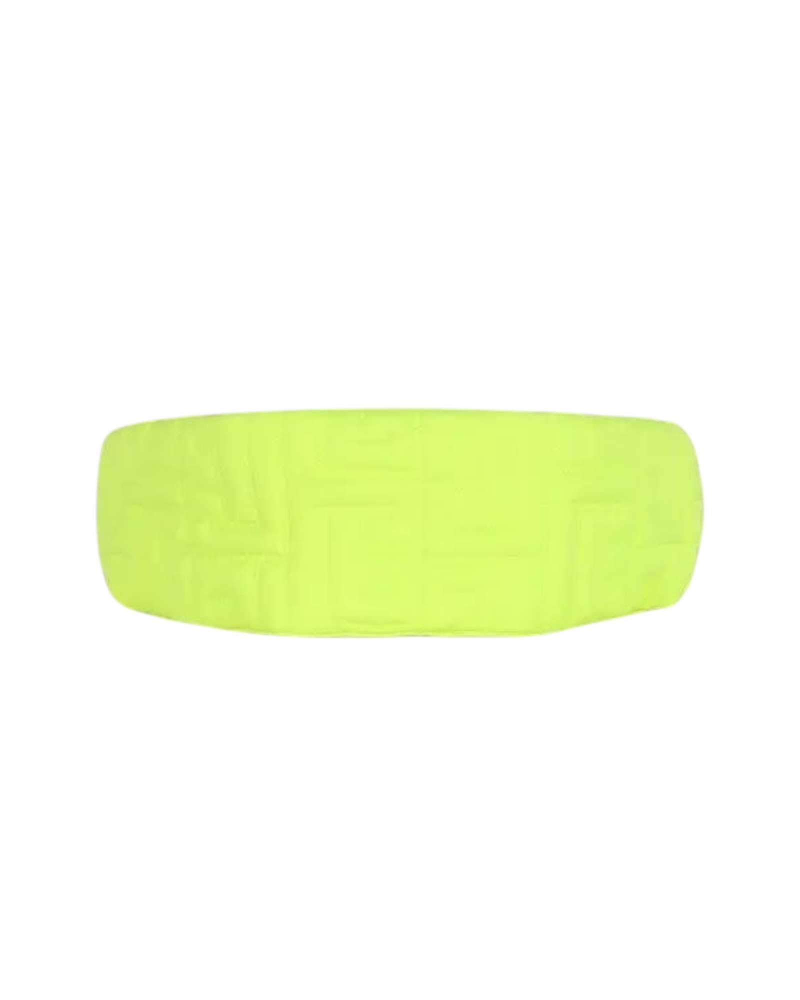 Balmain Lime-Green Embossed Nylon Belt Bag