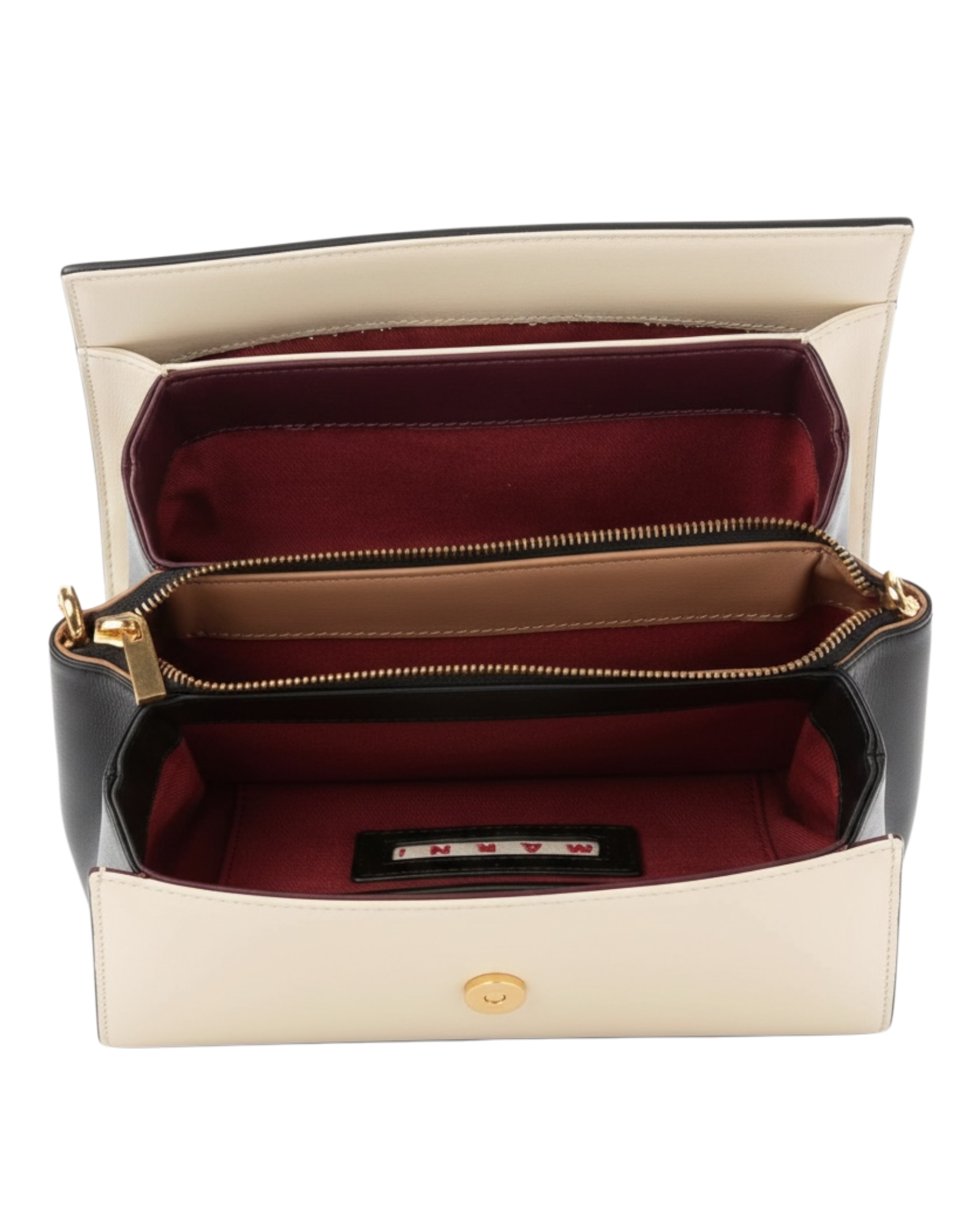 Marni New Beat Colorblocked Accordion Bag