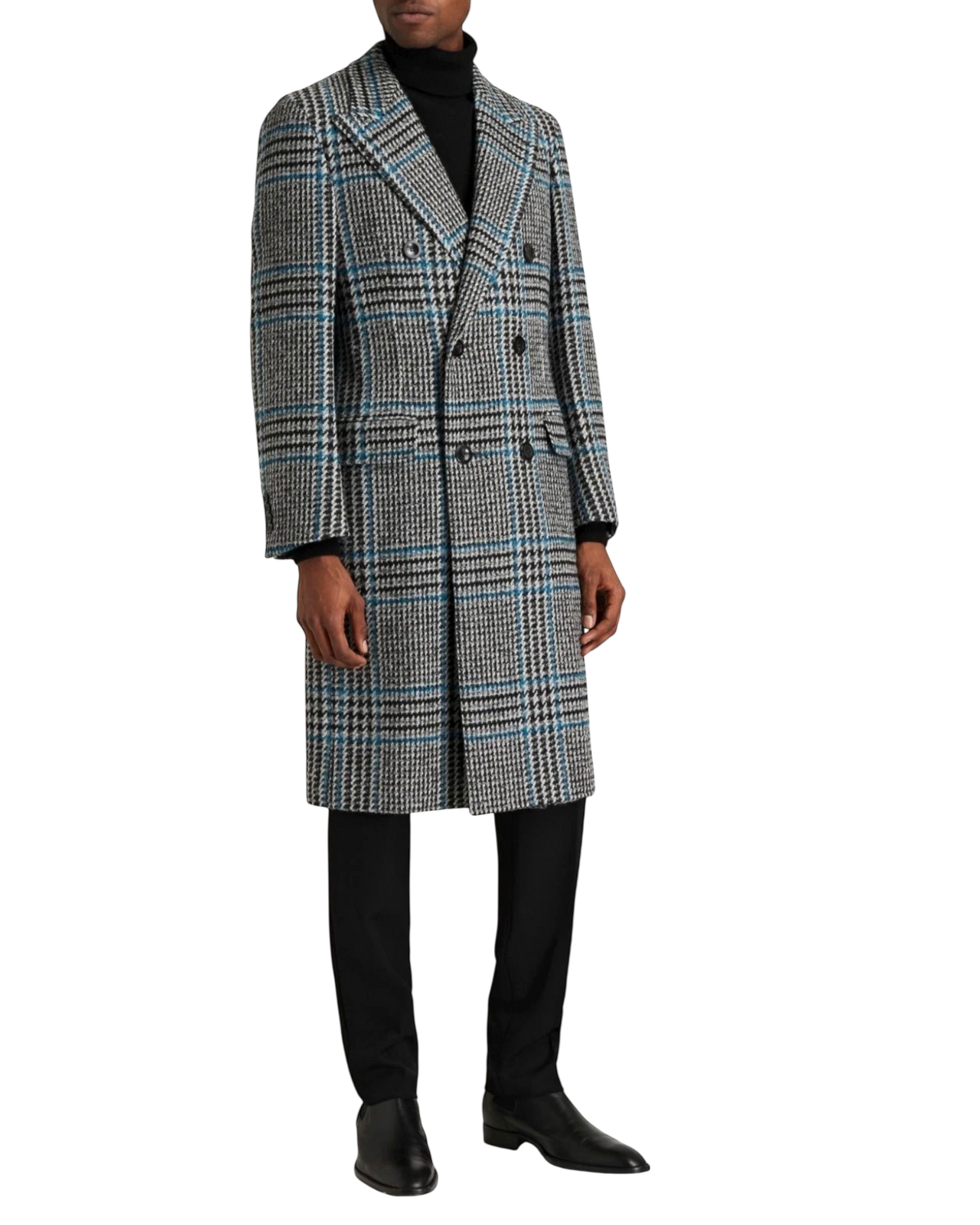 Canali FW19 Houndstooth Overcoat
