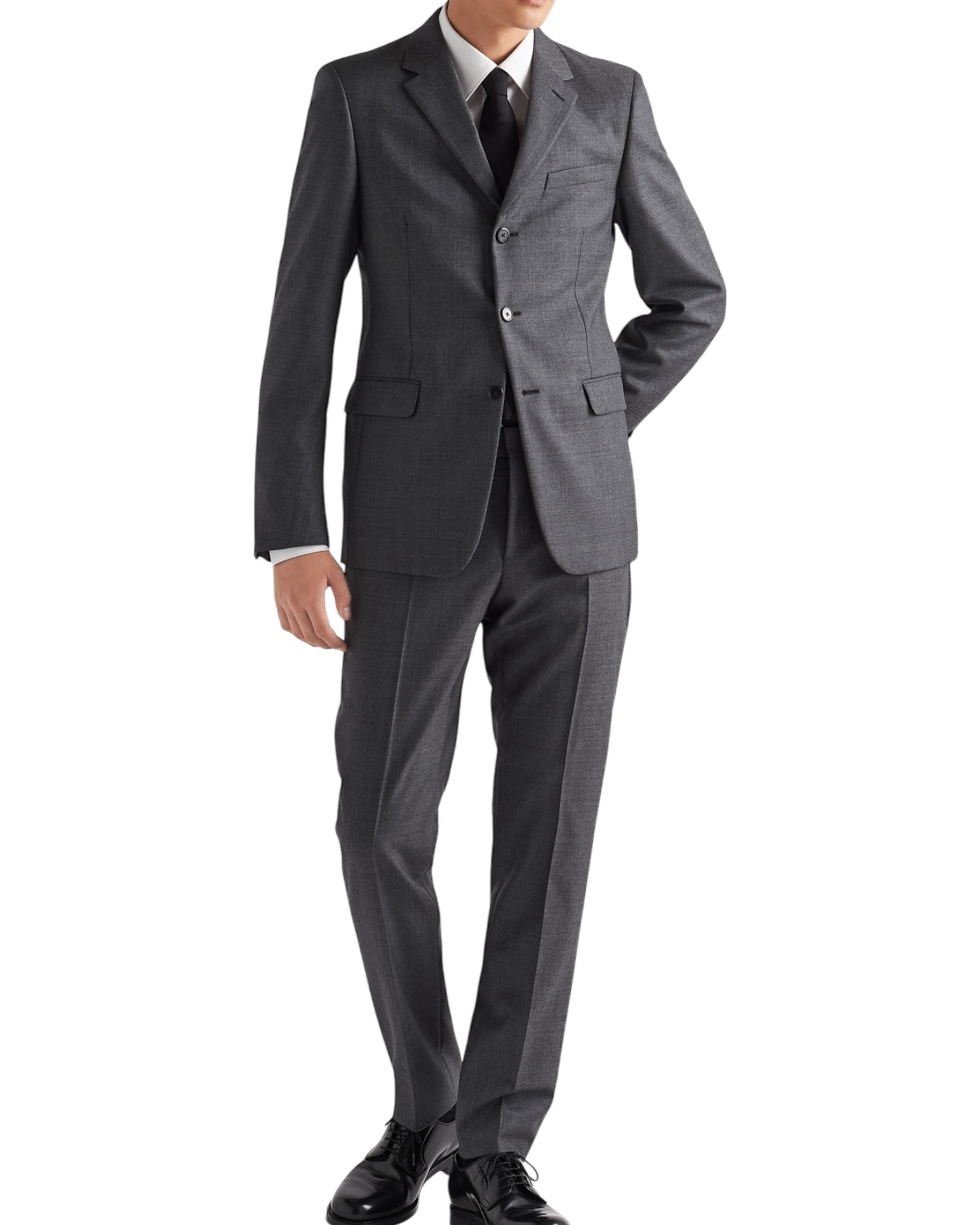Prada Single Breasted Wool Suit