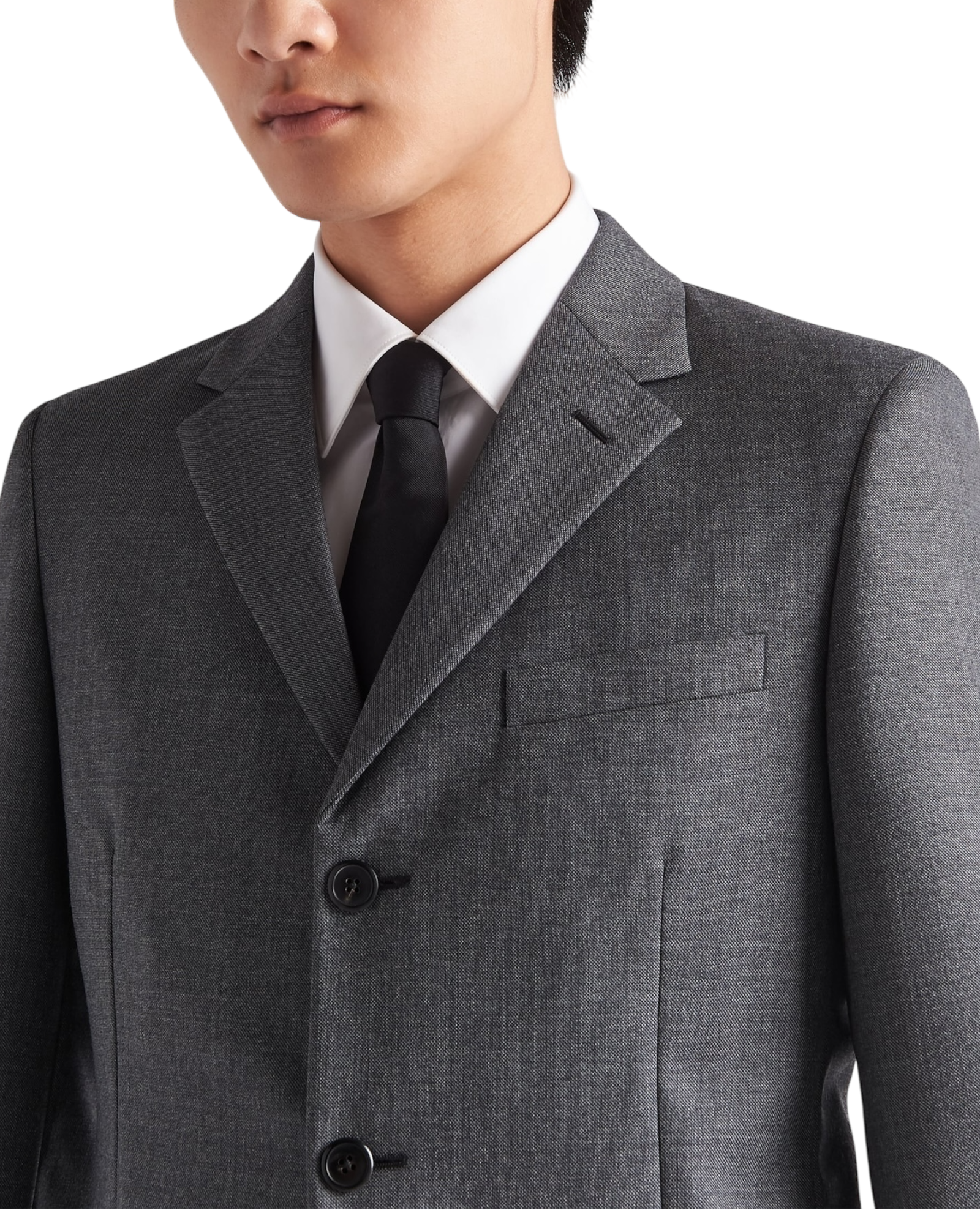 Prada Single Breasted Wool Suit