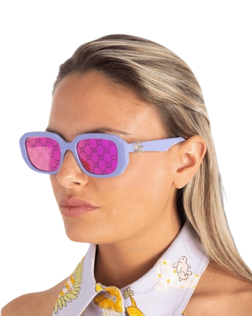Gucci GG1535S Violet Mirrored Marmont Sunglasses